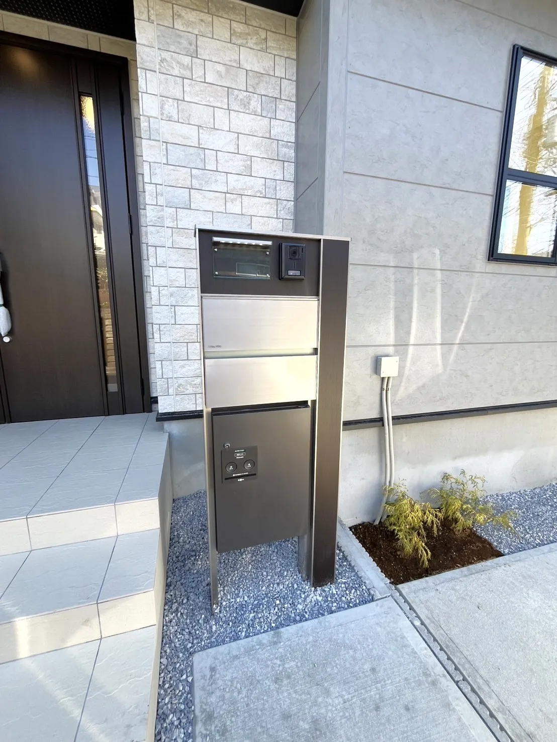 【ポスト付きインターホン】