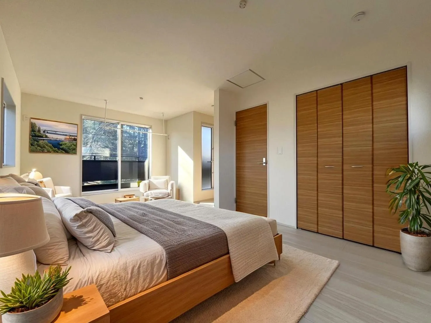 【主寝室】2つの部屋にアレンジできるフレキシブルルーム