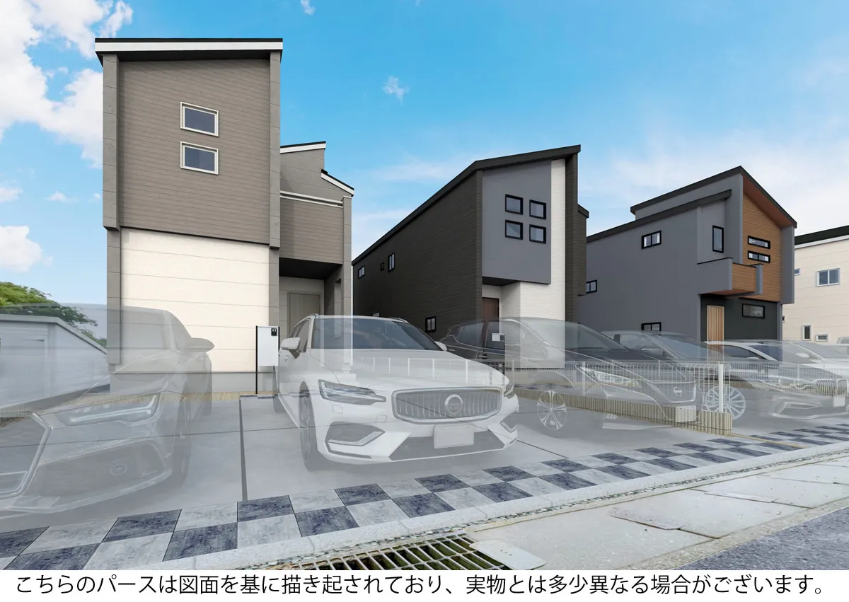 外観完成予想図 1・2・3号棟