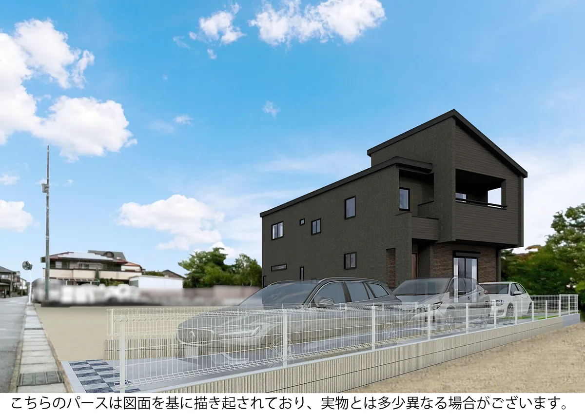 外観完成予想図　5号棟