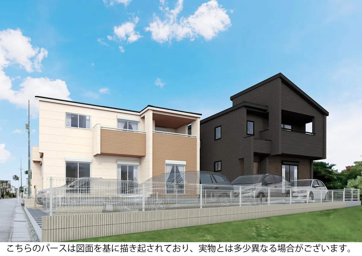 外観完成予想図　4・5号棟