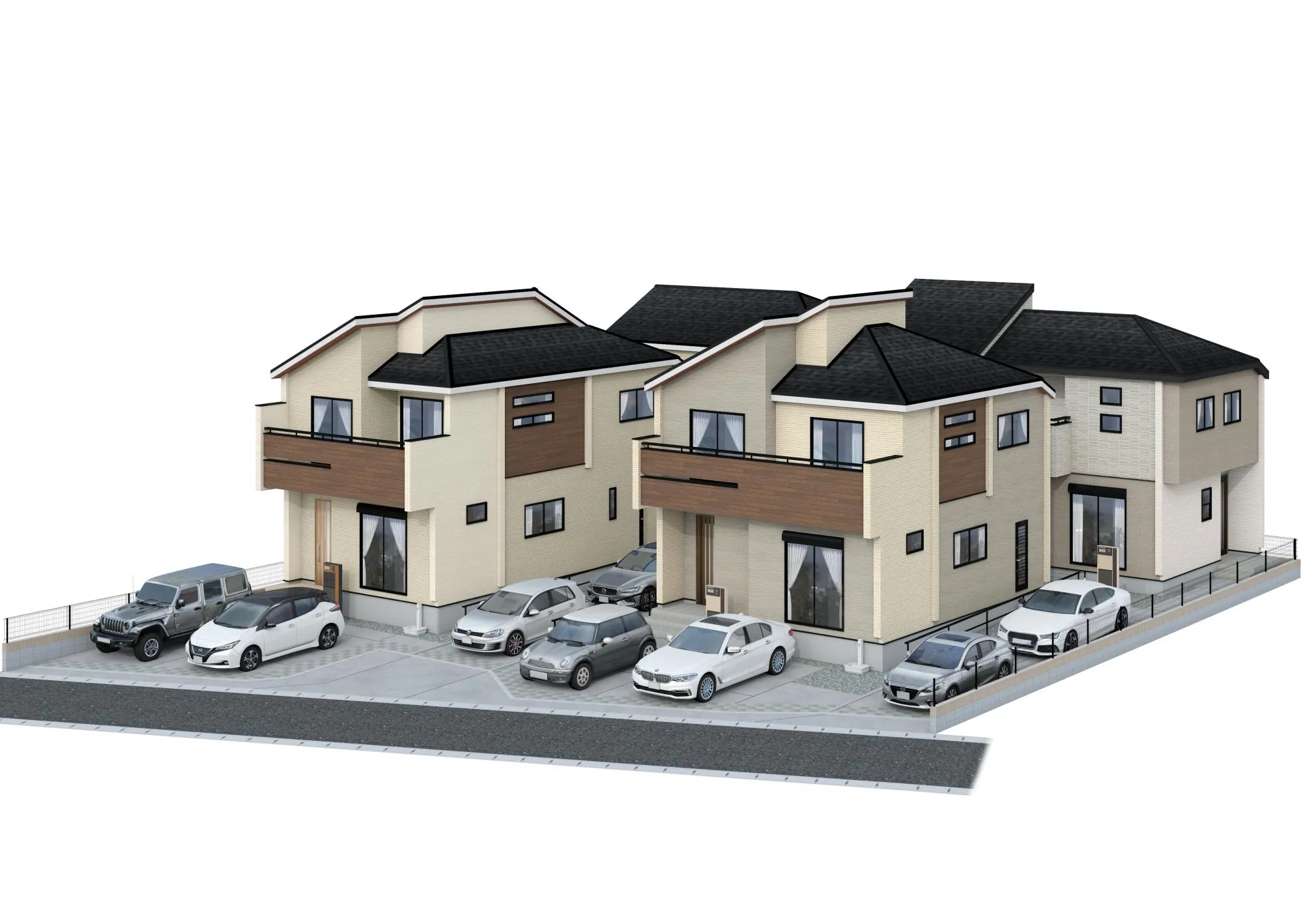 完成予定パース【⑧⑨⑩⑪号棟】