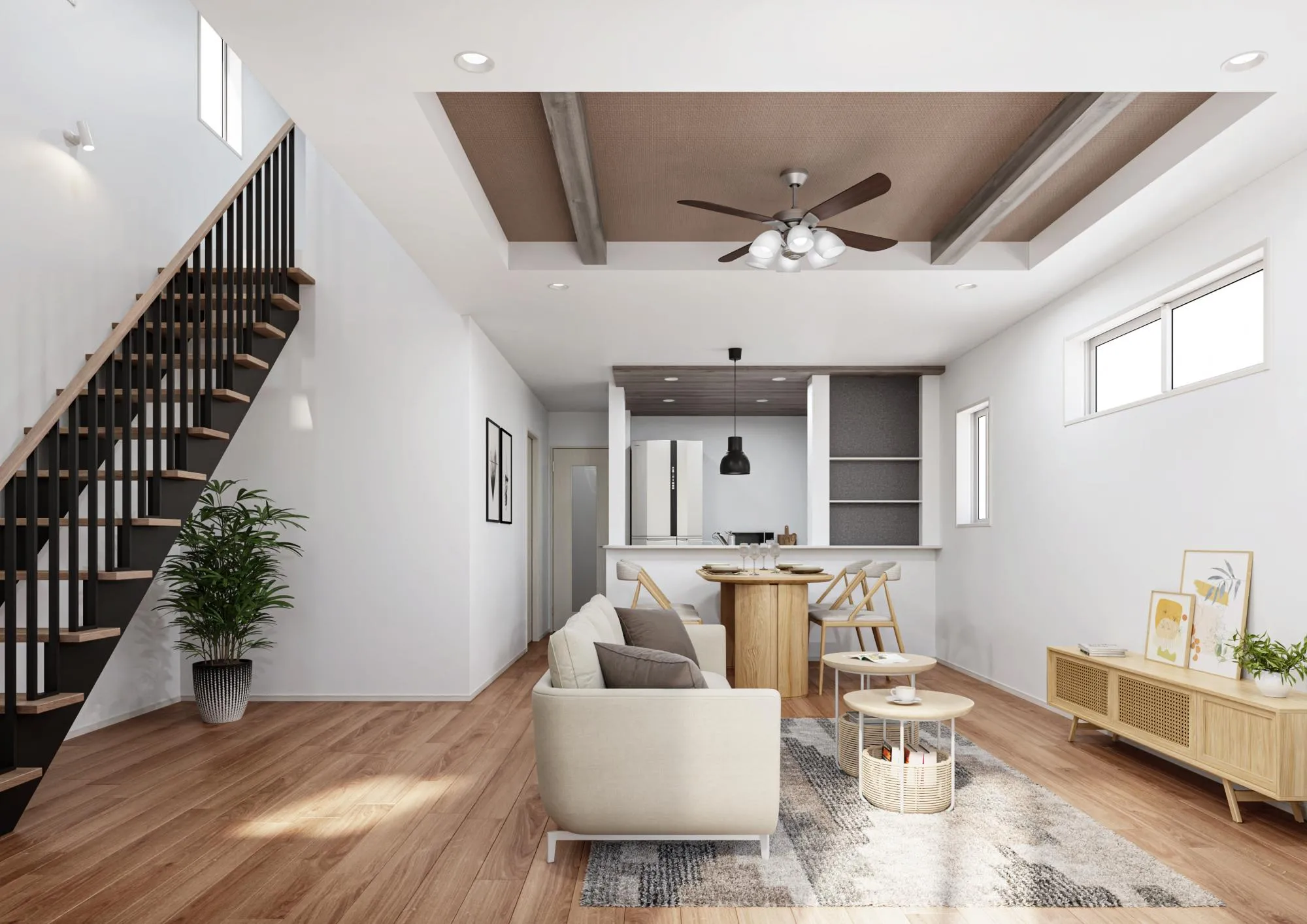 完成予想図　内観　⑥号棟