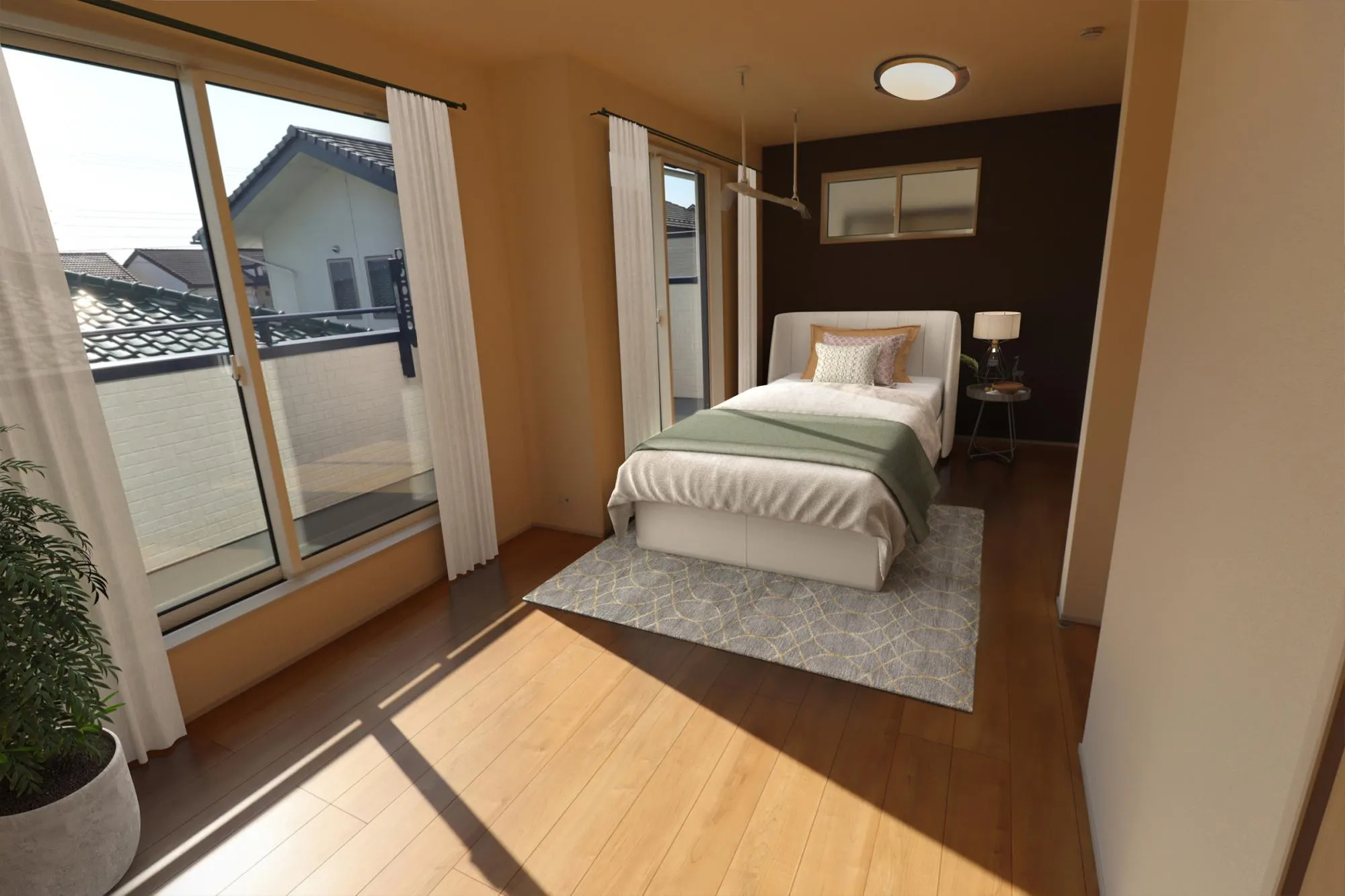 2号棟　寝室イメージ
※家具付き物件ではございません。