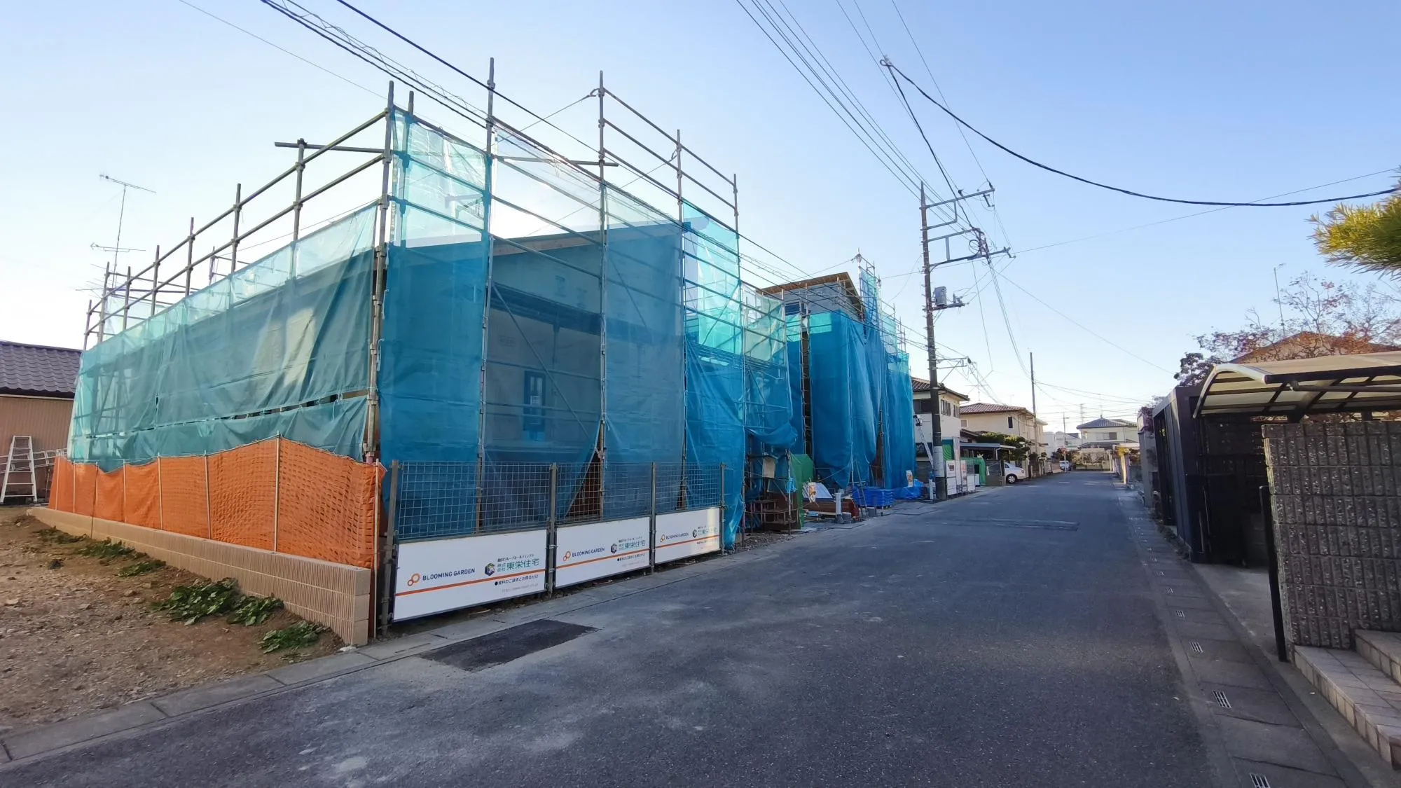 全3棟上棟しました!12月撮影