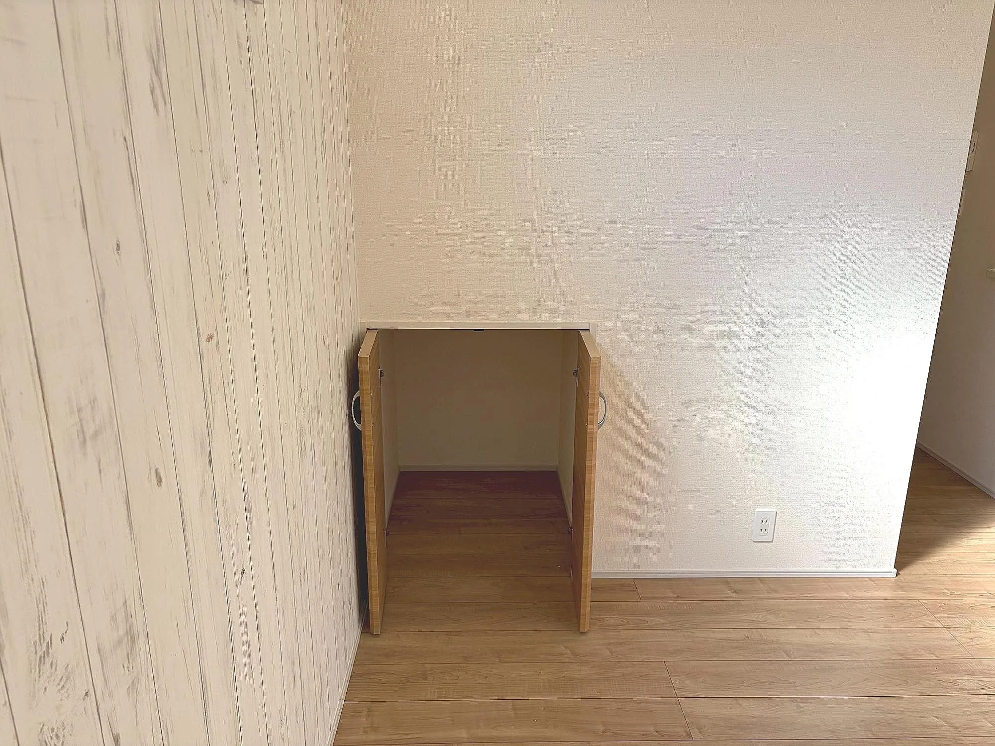 1号棟リビング階段下収納