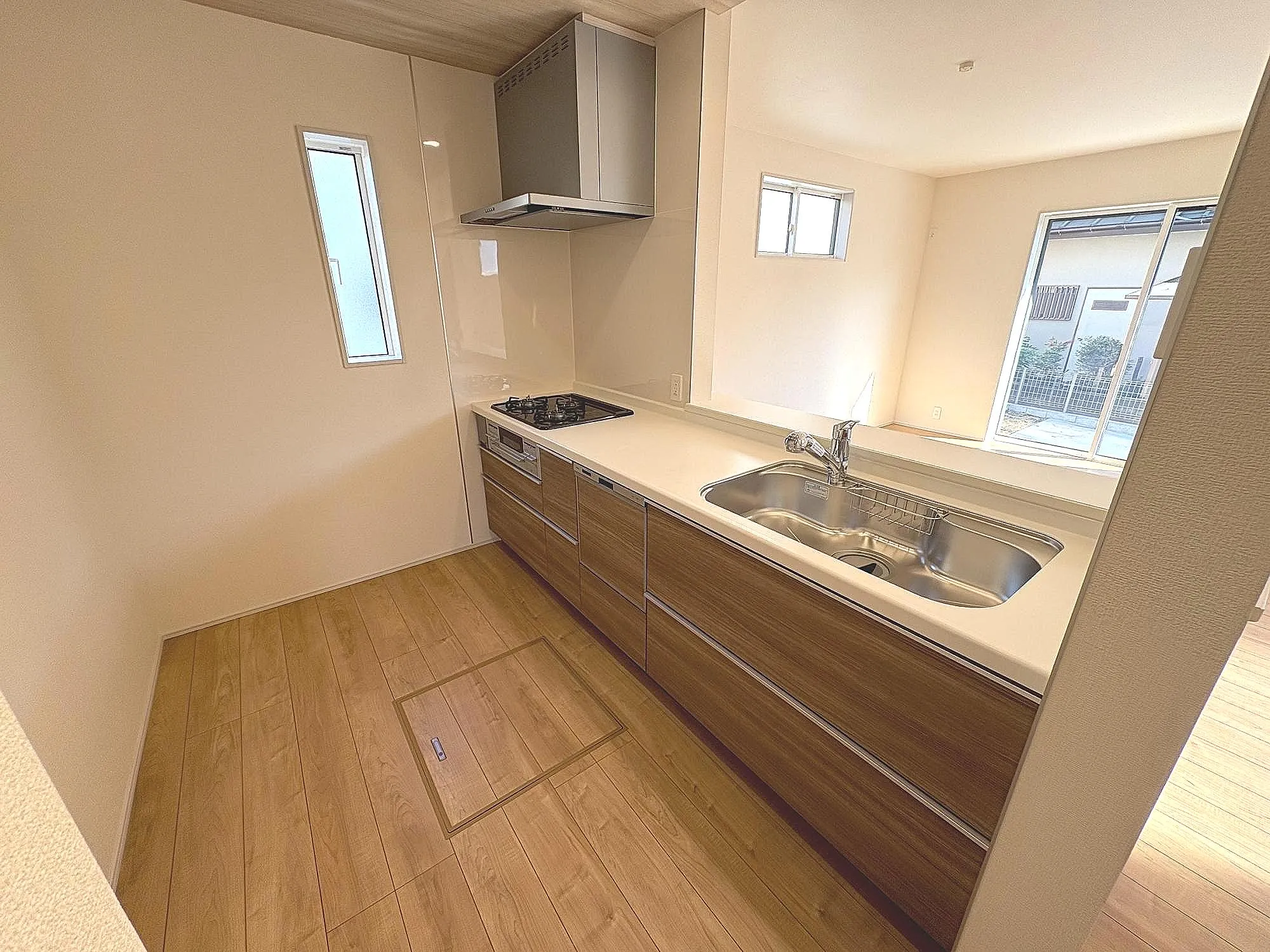 1号棟浄水器付システムキッチン