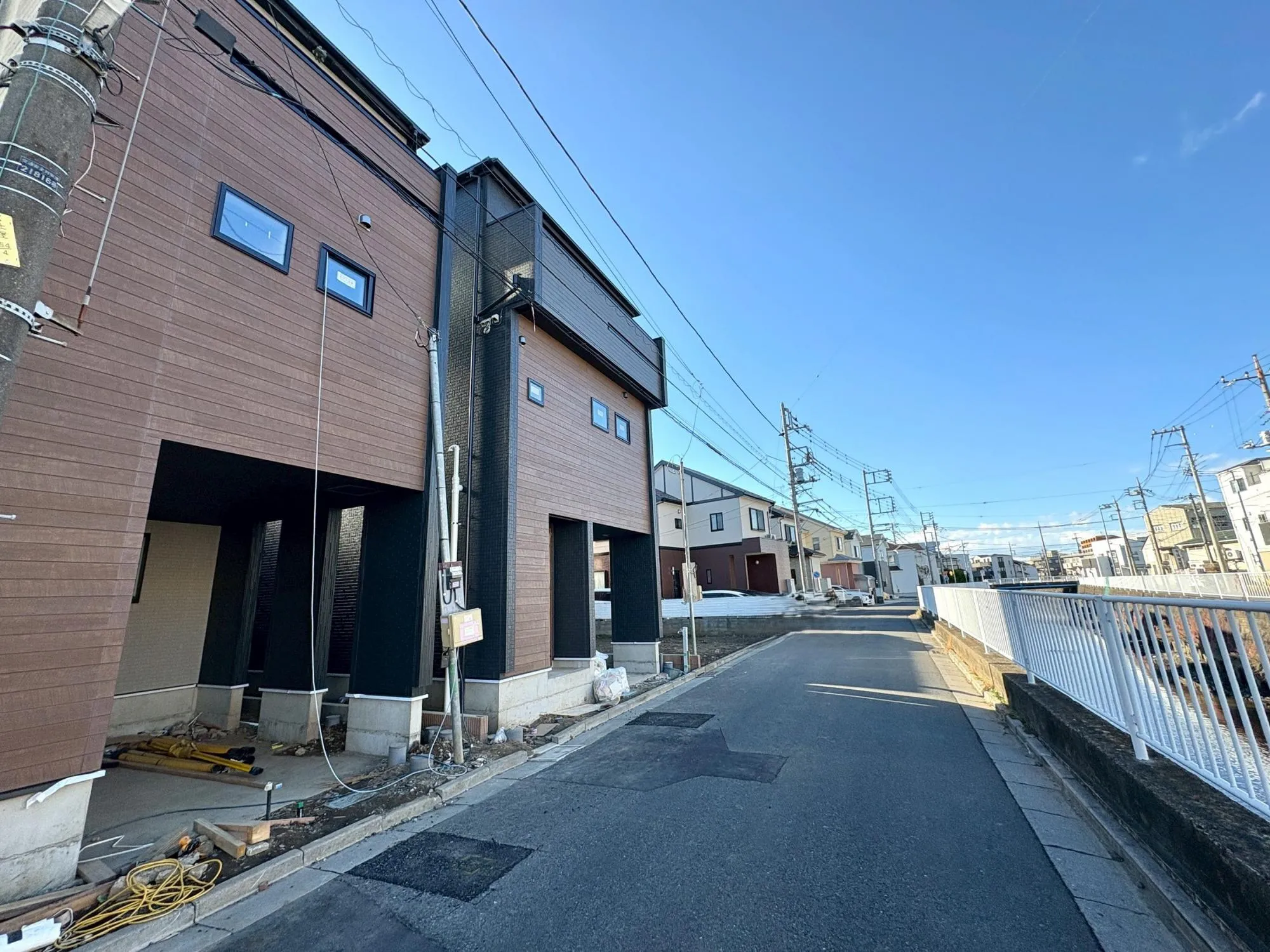 現地前面道路(2026年1月撮影)