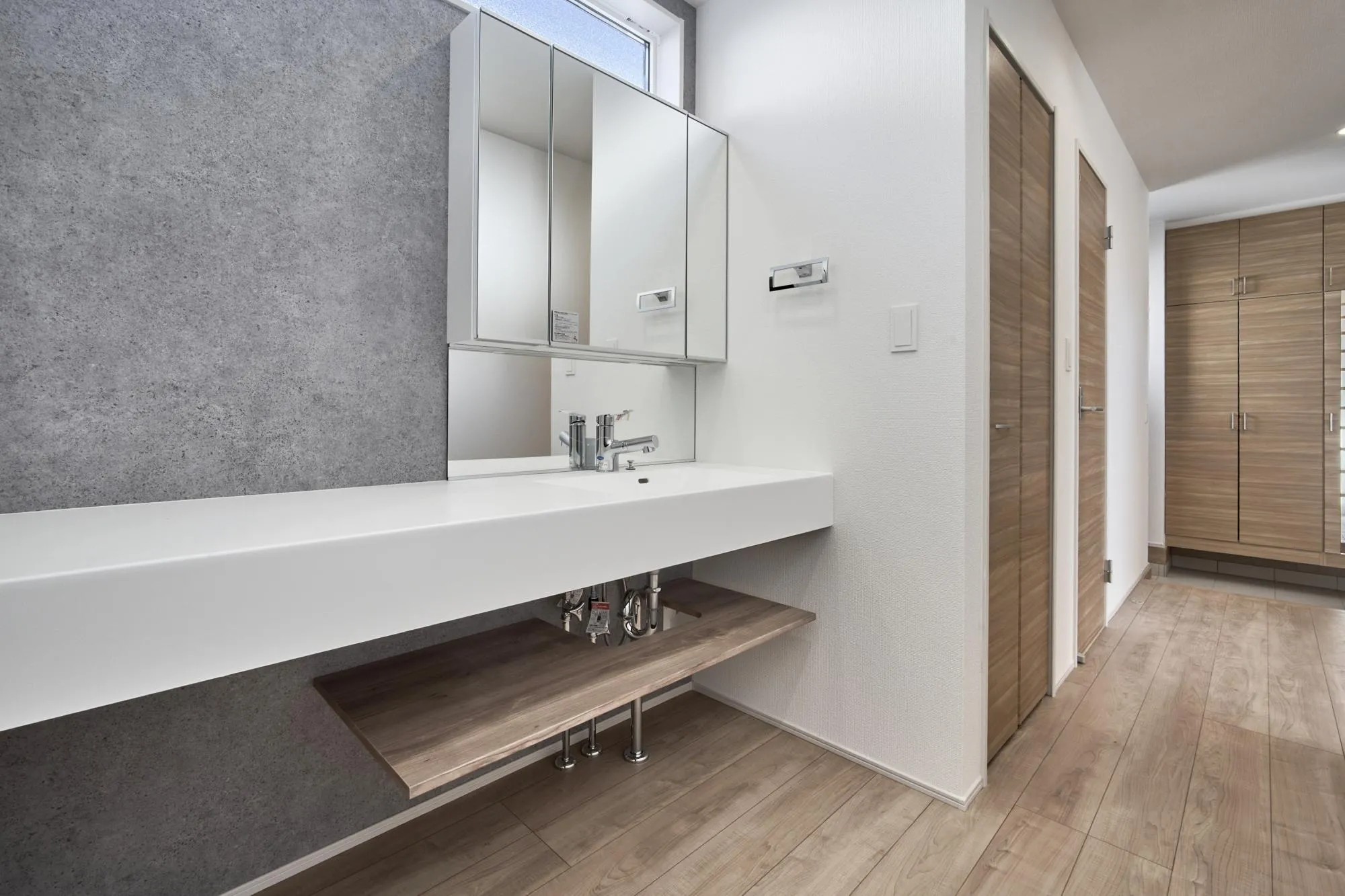 洗面所(オープンサニタリー)