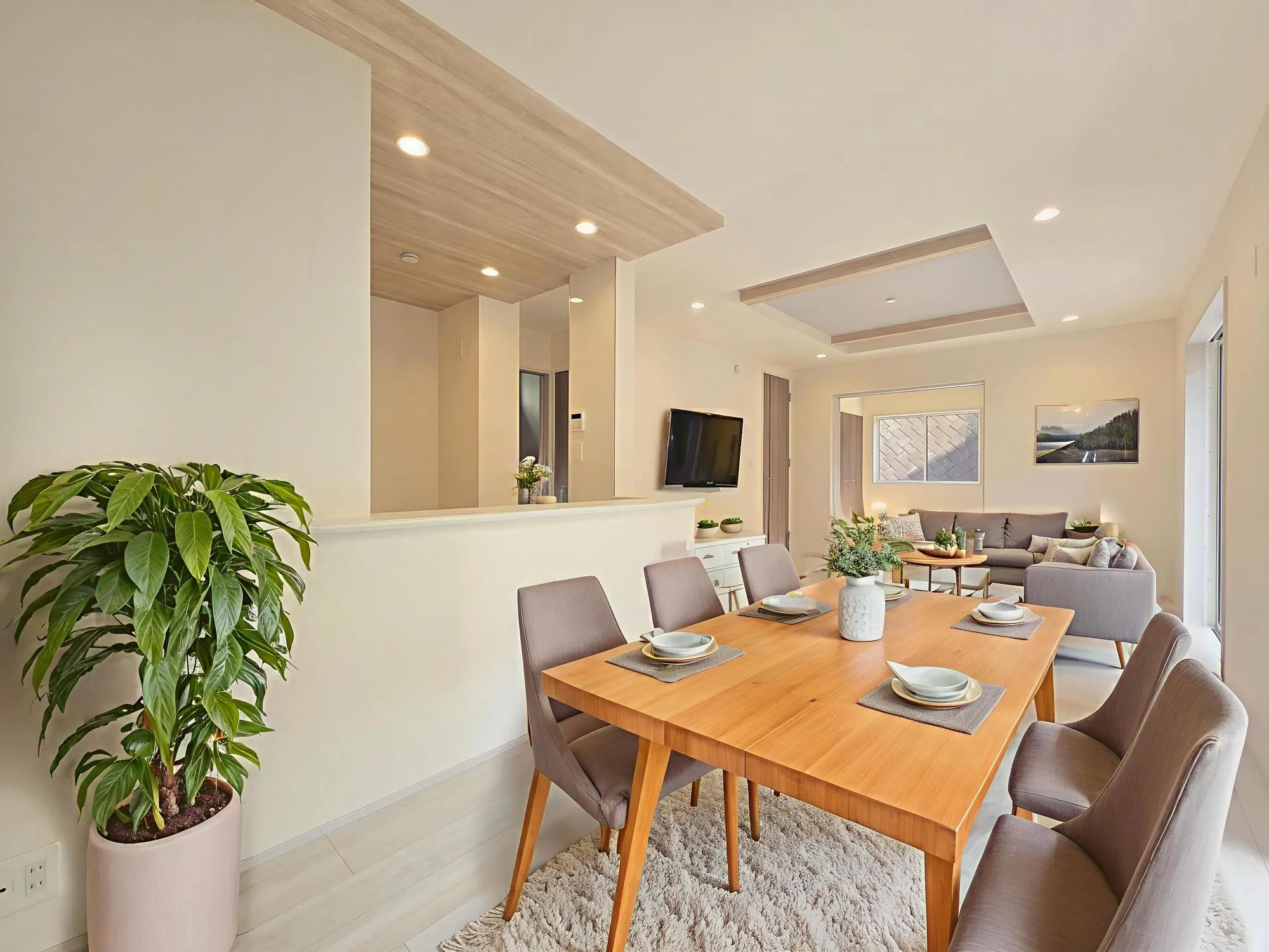 リビング　家具配置イメージ