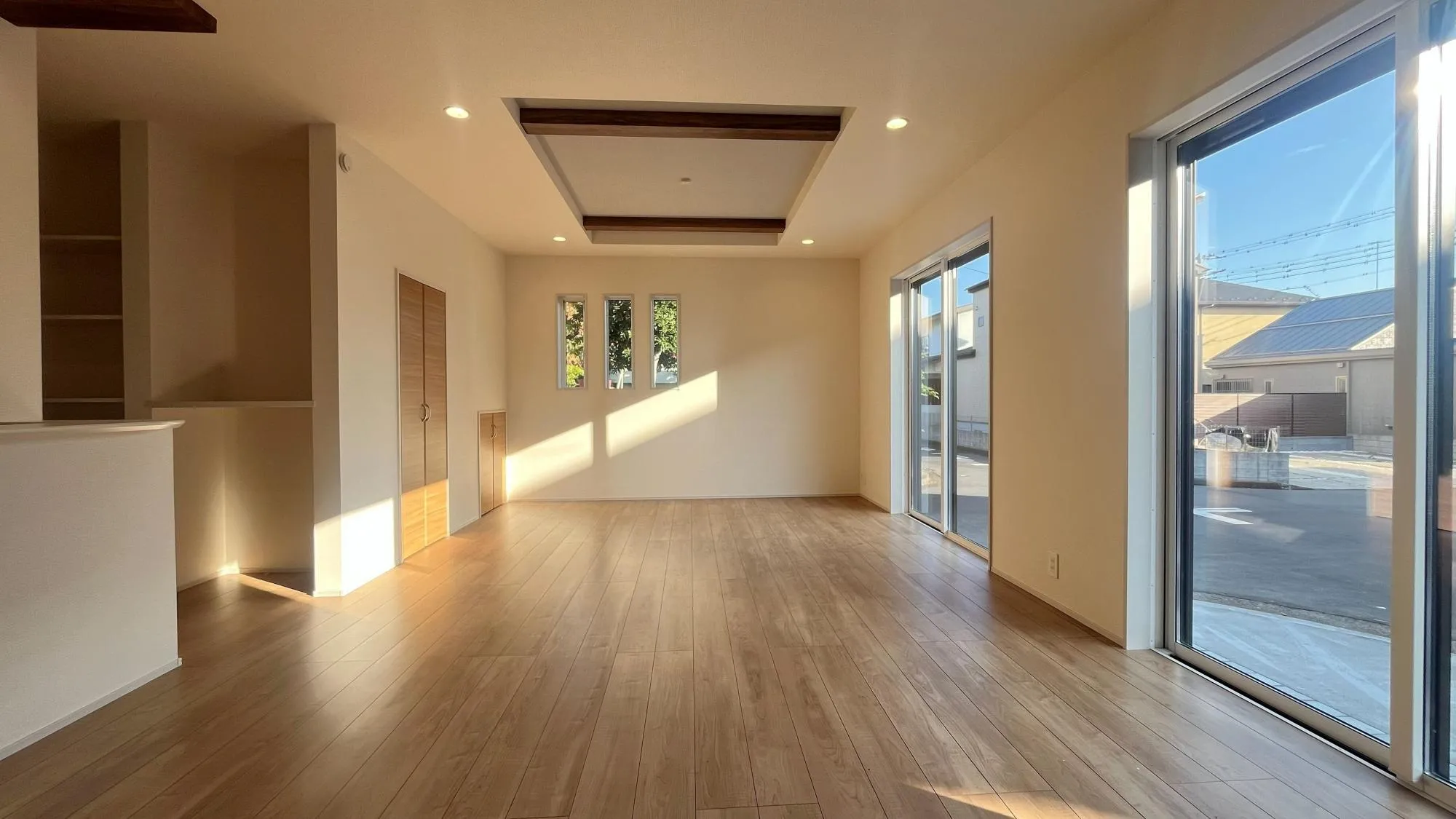 家族団らんの場にふさわしい空間で会話が広がります。