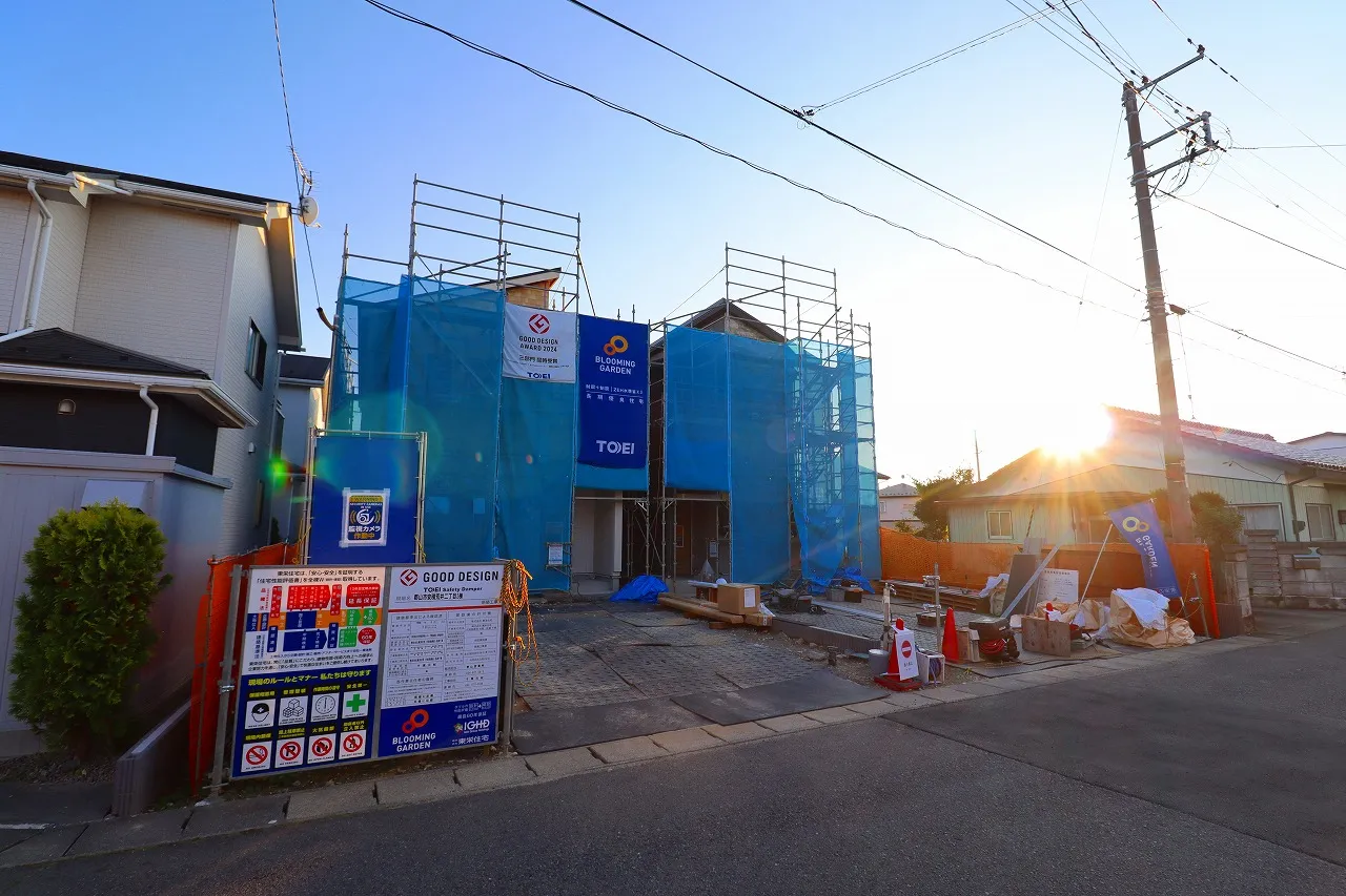 【外観写真 上棟時】