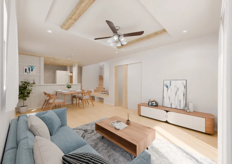 2号棟リビングダイニング