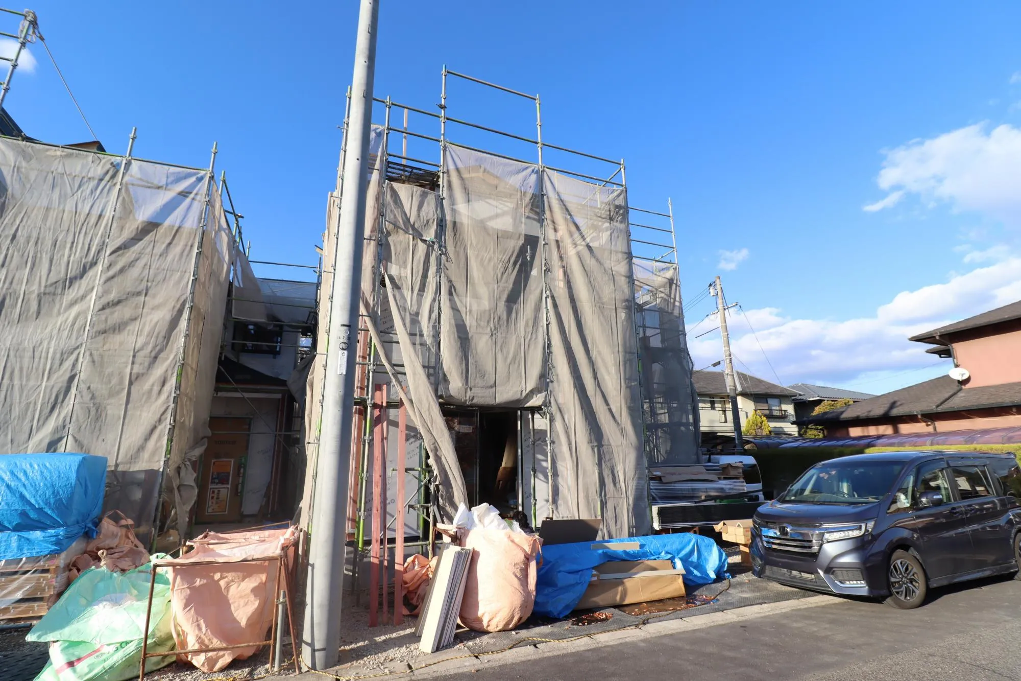 【上棟後写真】