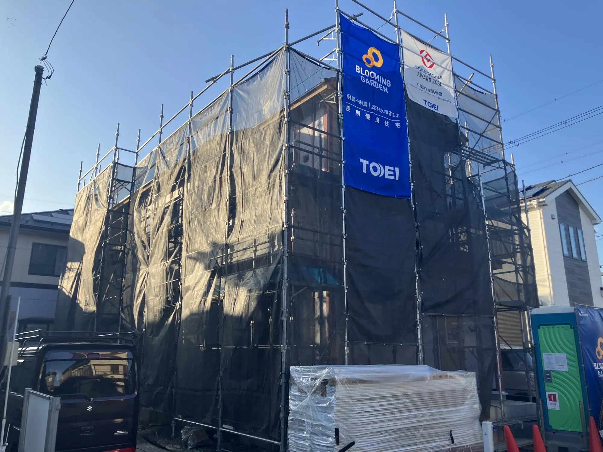 上棟しました!10月撮影