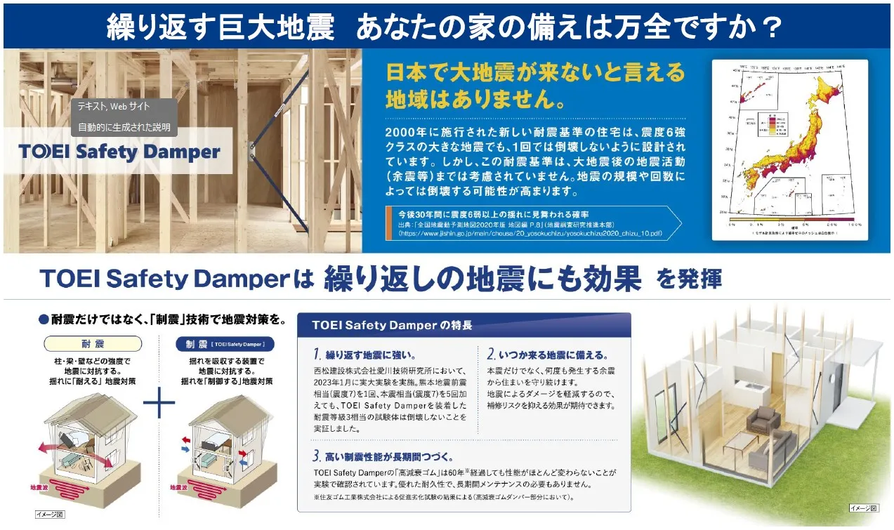 制震ダンパー TOEI Safety Damper