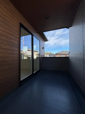 北側インナーバルコニー