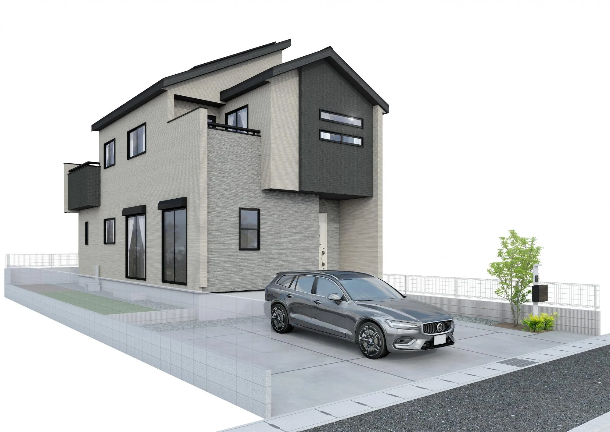 ブルーミングガーデン 吉川市吉川2丁目1棟　完成予想図