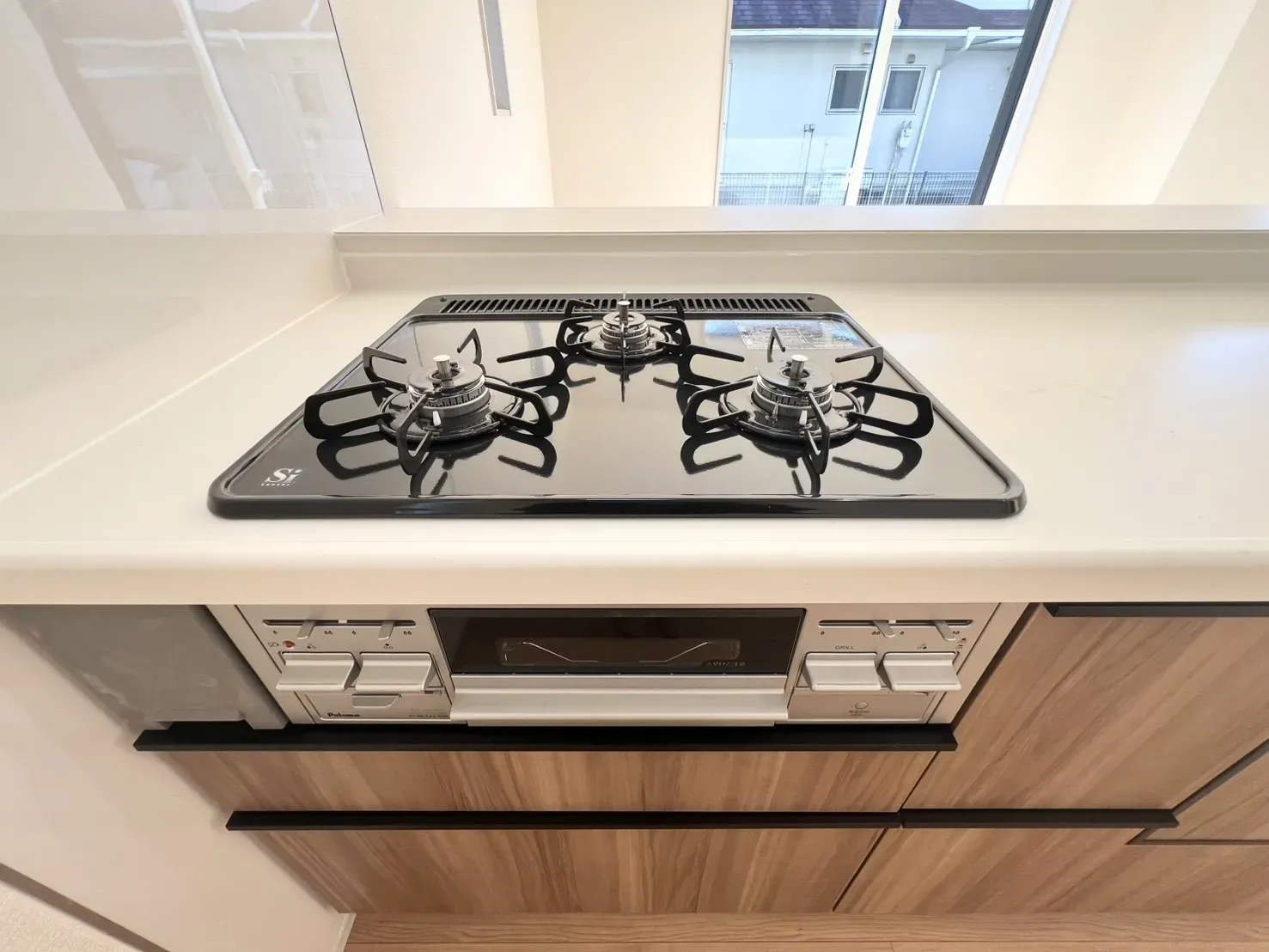 3口コンロで料理の時間を短縮します!