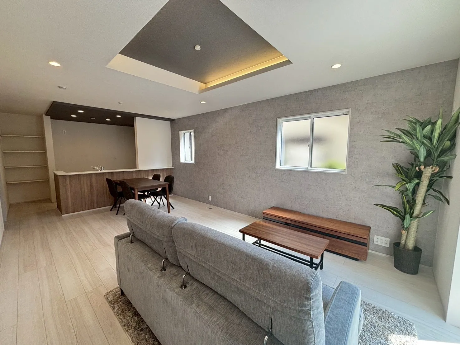 2号棟:リビング18.0帖