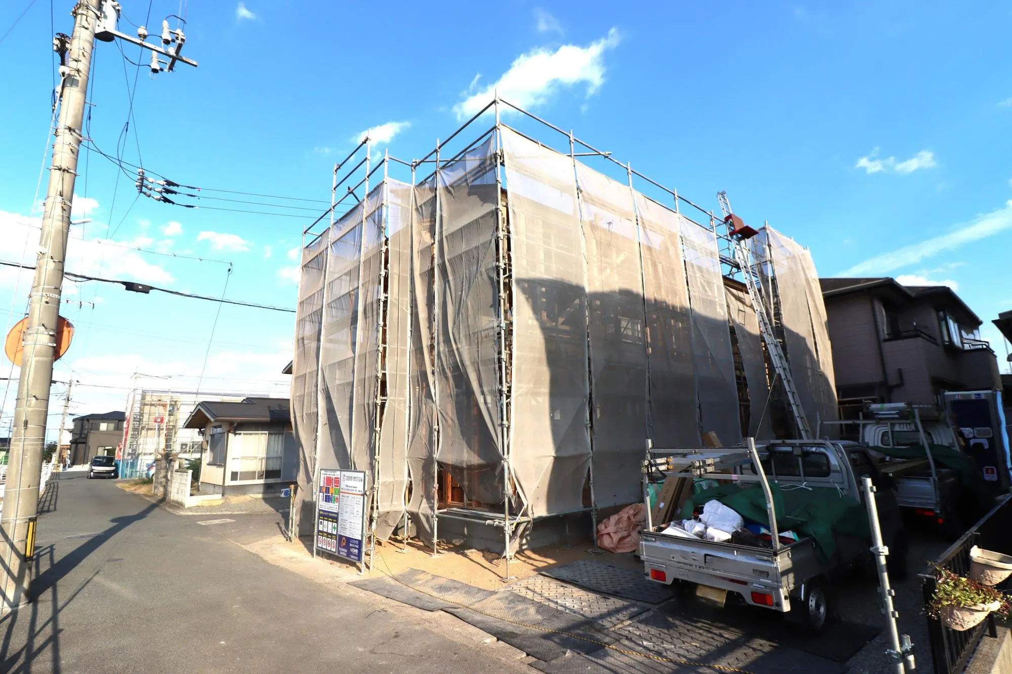 【上棟後写真】