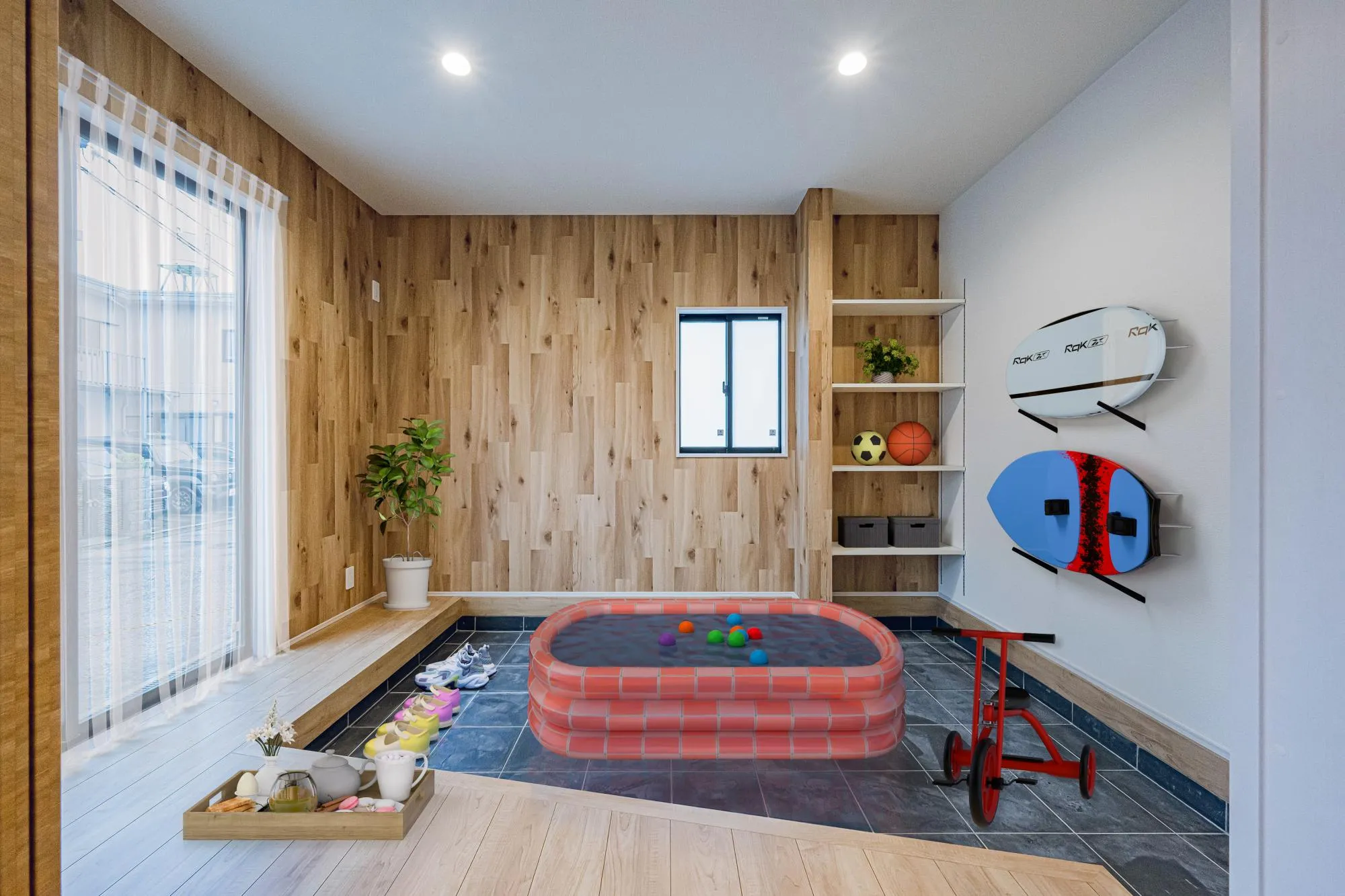 玄関:マルチエントランス