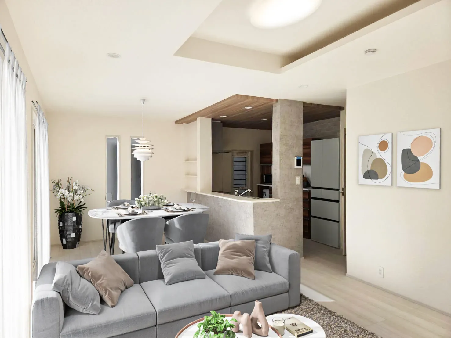 ※こちらの画像はCGで家具などを加工しています。家具付物件ではございません