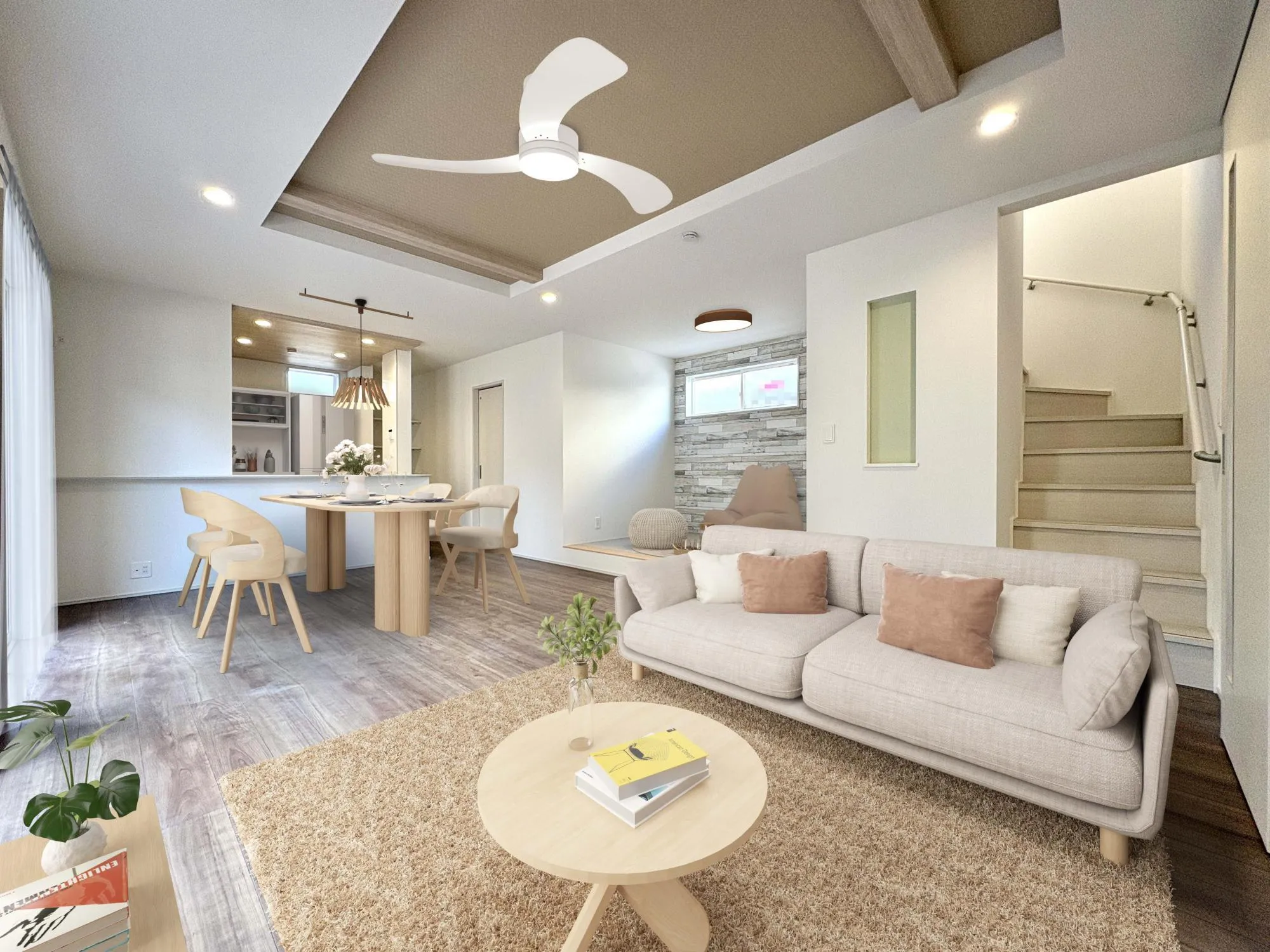 【7号棟/タタミコーナー含むLDK(21.0帖)】