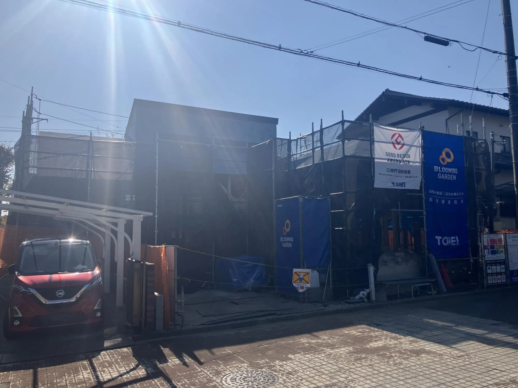 上棟しました!10月撮影