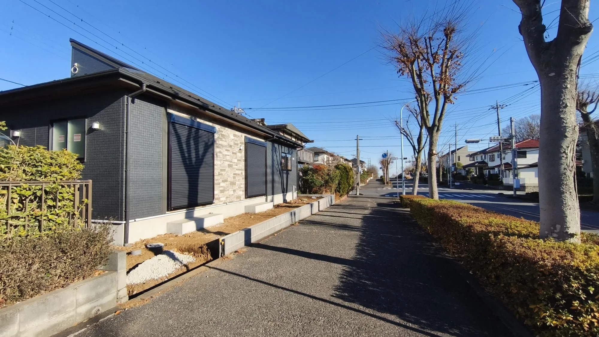 前面道路20.0m公道(歩道含む)