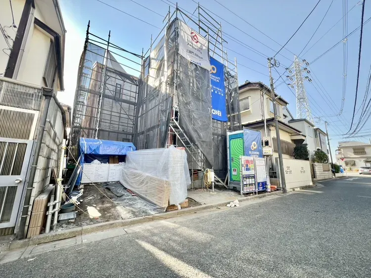 11月20日　施工中の現場風景