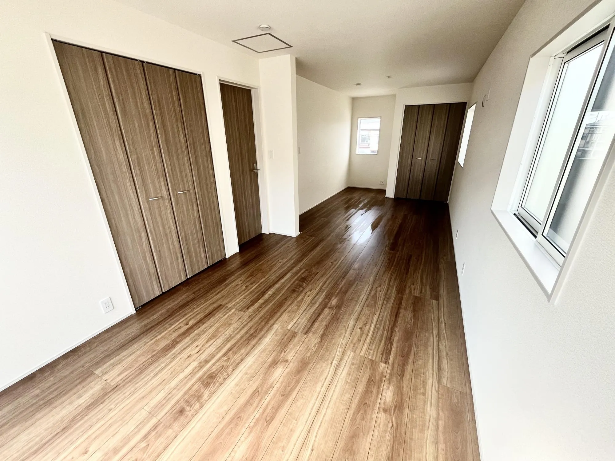 将来2部屋に出来るフレキシブルルーム【1号棟】(間仕切り工事は有償です)