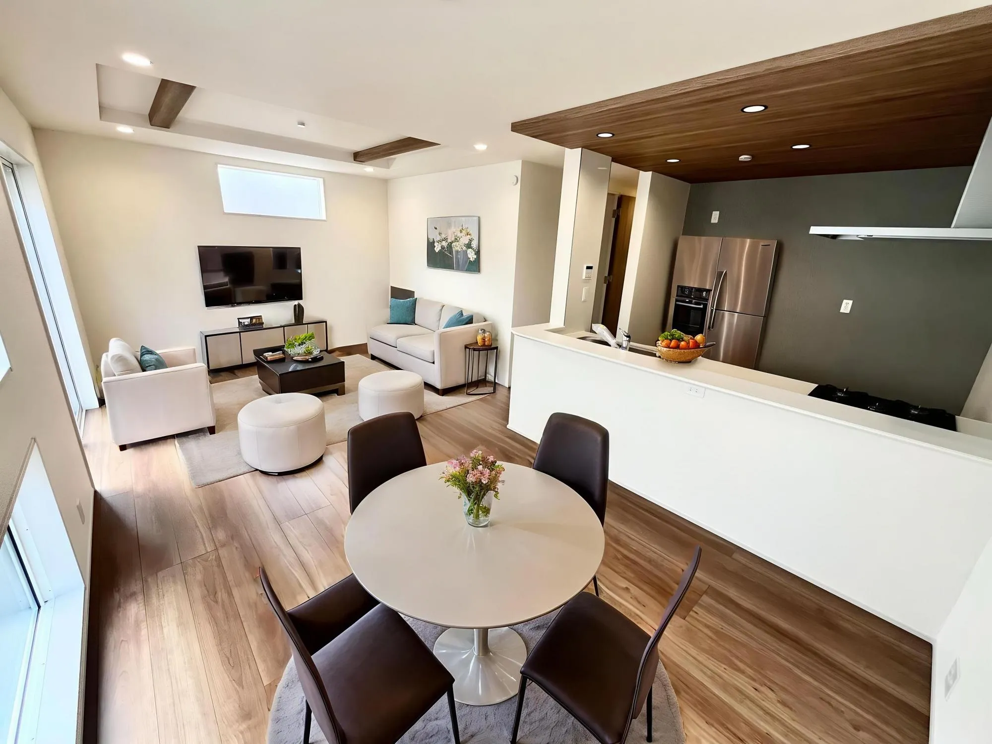 【1号棟】CG加工でお部屋をイメージ。家具付の販売は行っておりません。