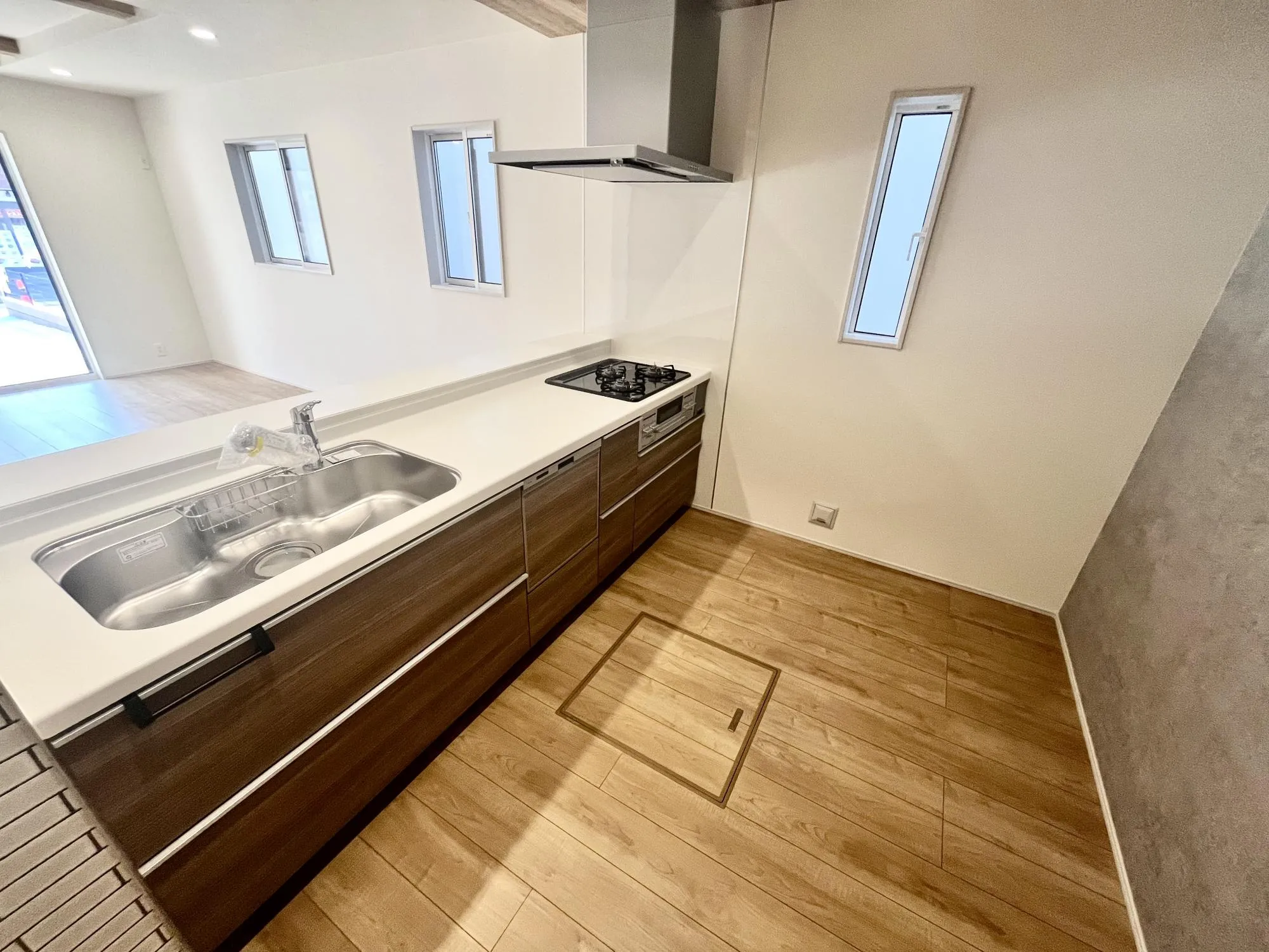 食洗器付きのキッチンは家事の味方【2号棟】