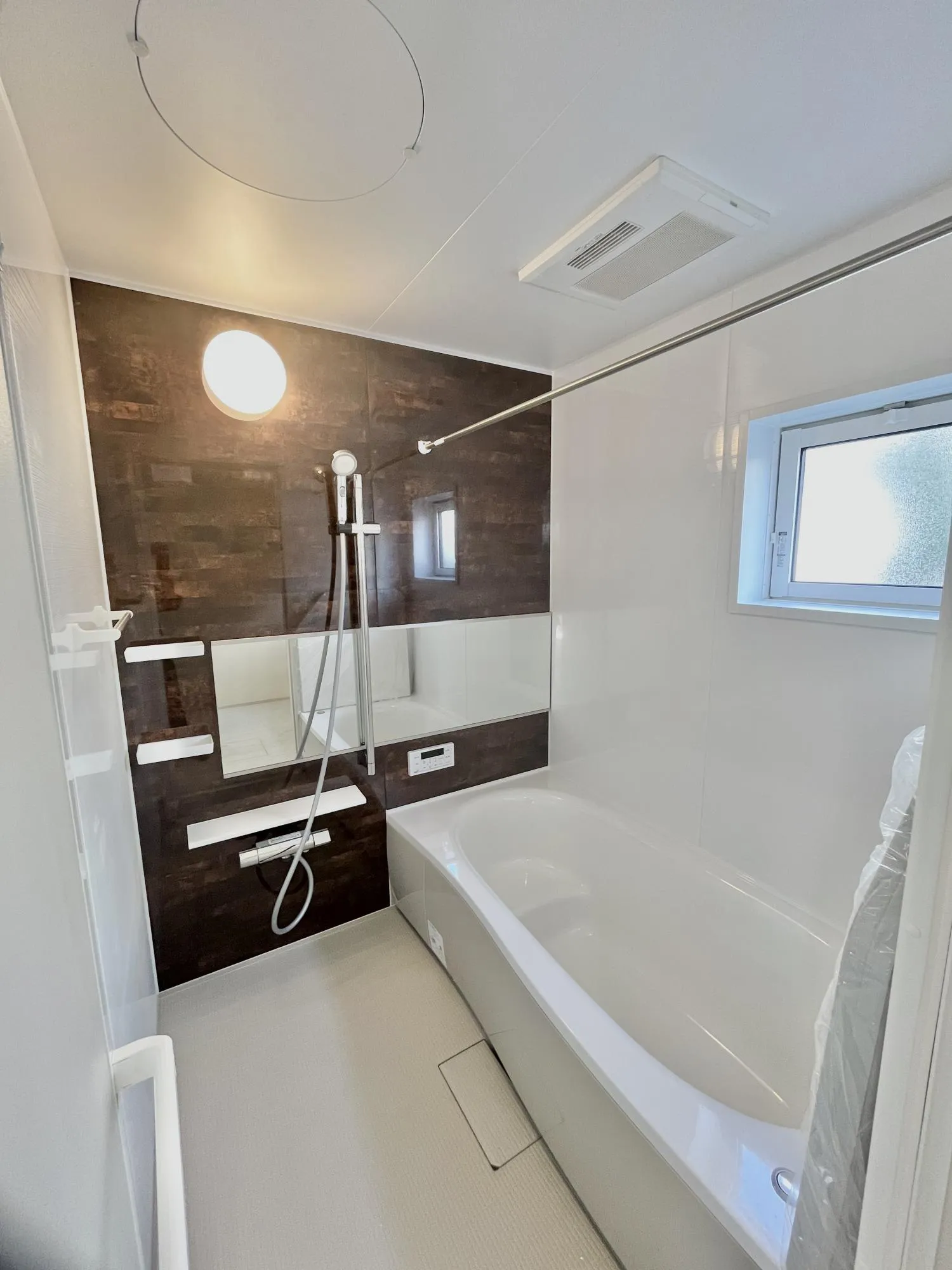 日々の疲れを癒す浴室は広めに確保。半身浴等ゆったりした時間を楽しめます