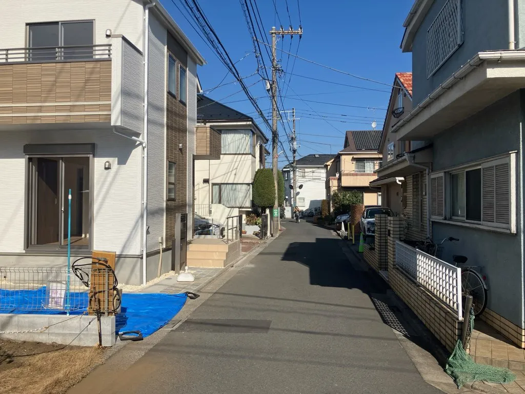 前面道路①(2026年1月17日撮影)