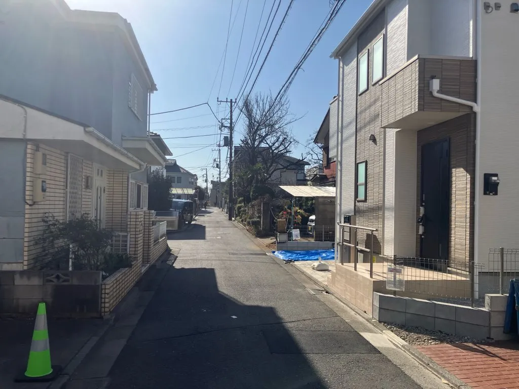 前面道路②(2026年1月17日撮影)