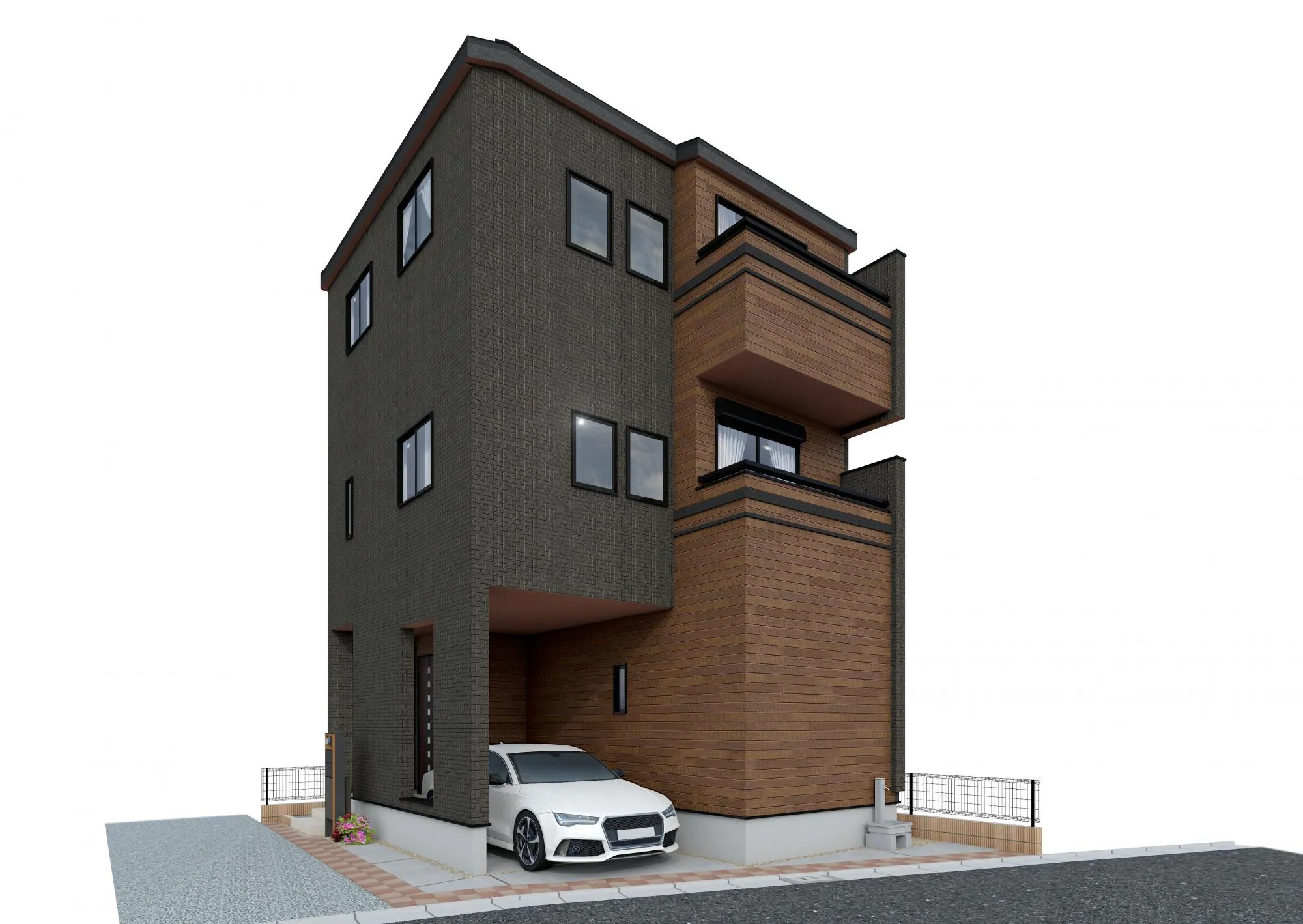 温かみのある木彫素材を基調としたデザイン「WOODIE」ウッディエを採用しました。
3LDK+納戸
車庫1台分
LDK:15.25帖の使いやすいサイズ感
全居室にクローゼットあり