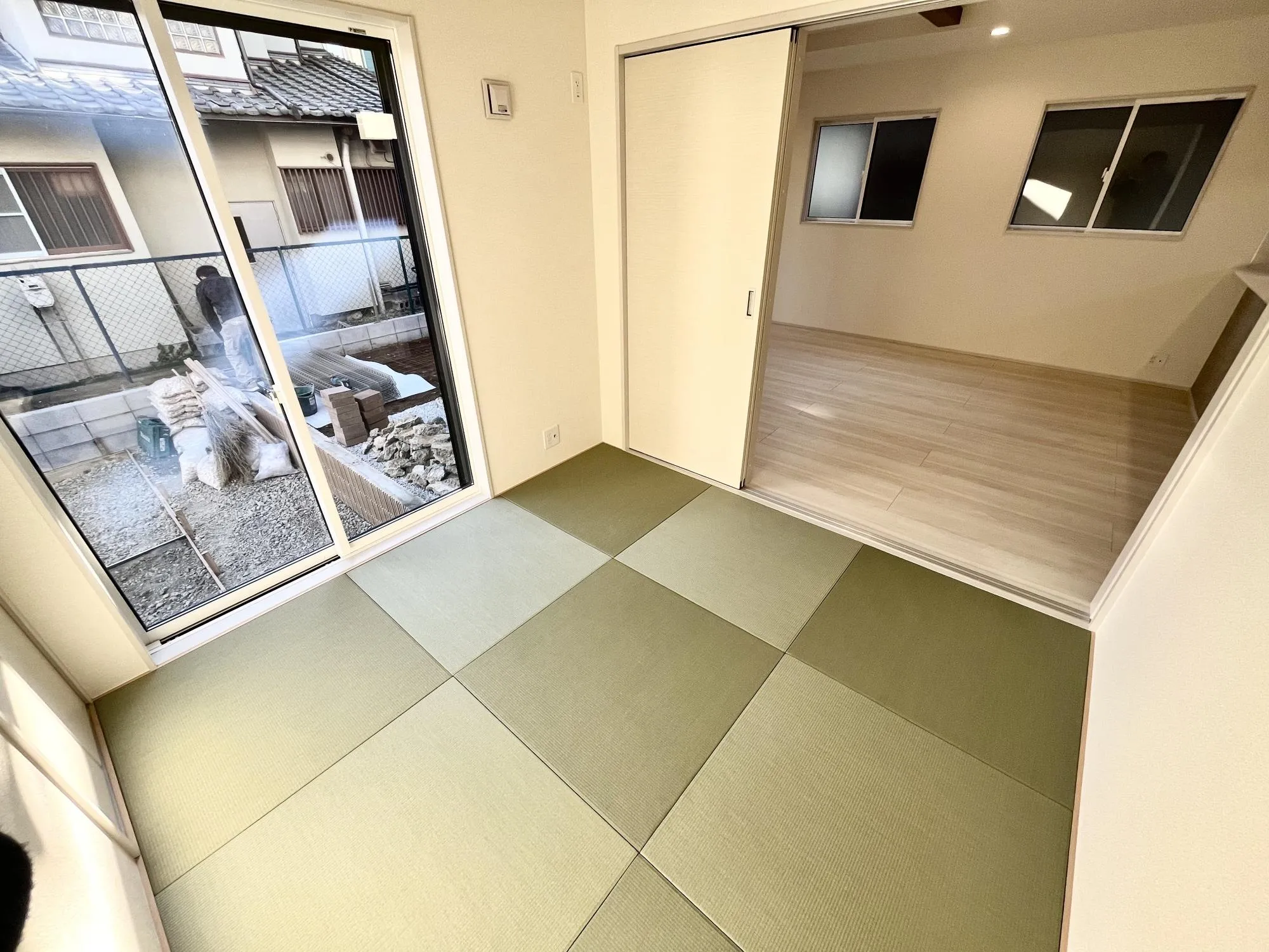 リビングに接した和の空間