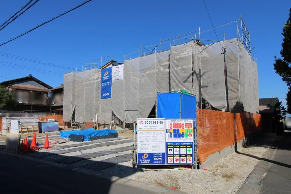 11月16日撮影　上棟後