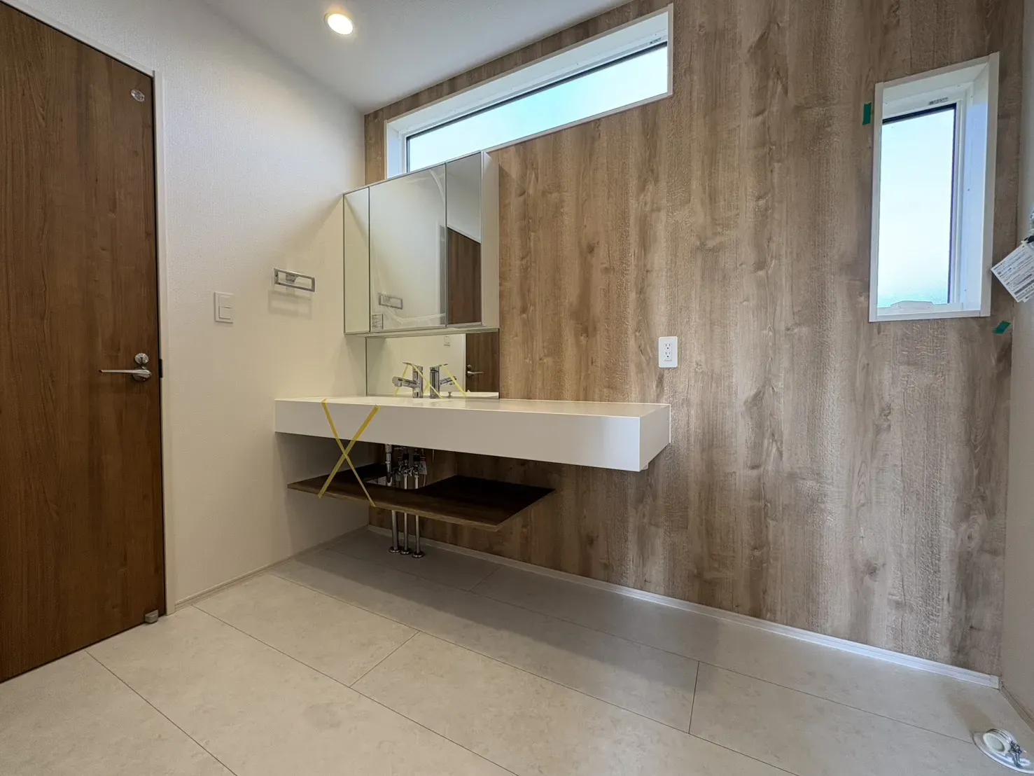 洗面所　1月11日撮影