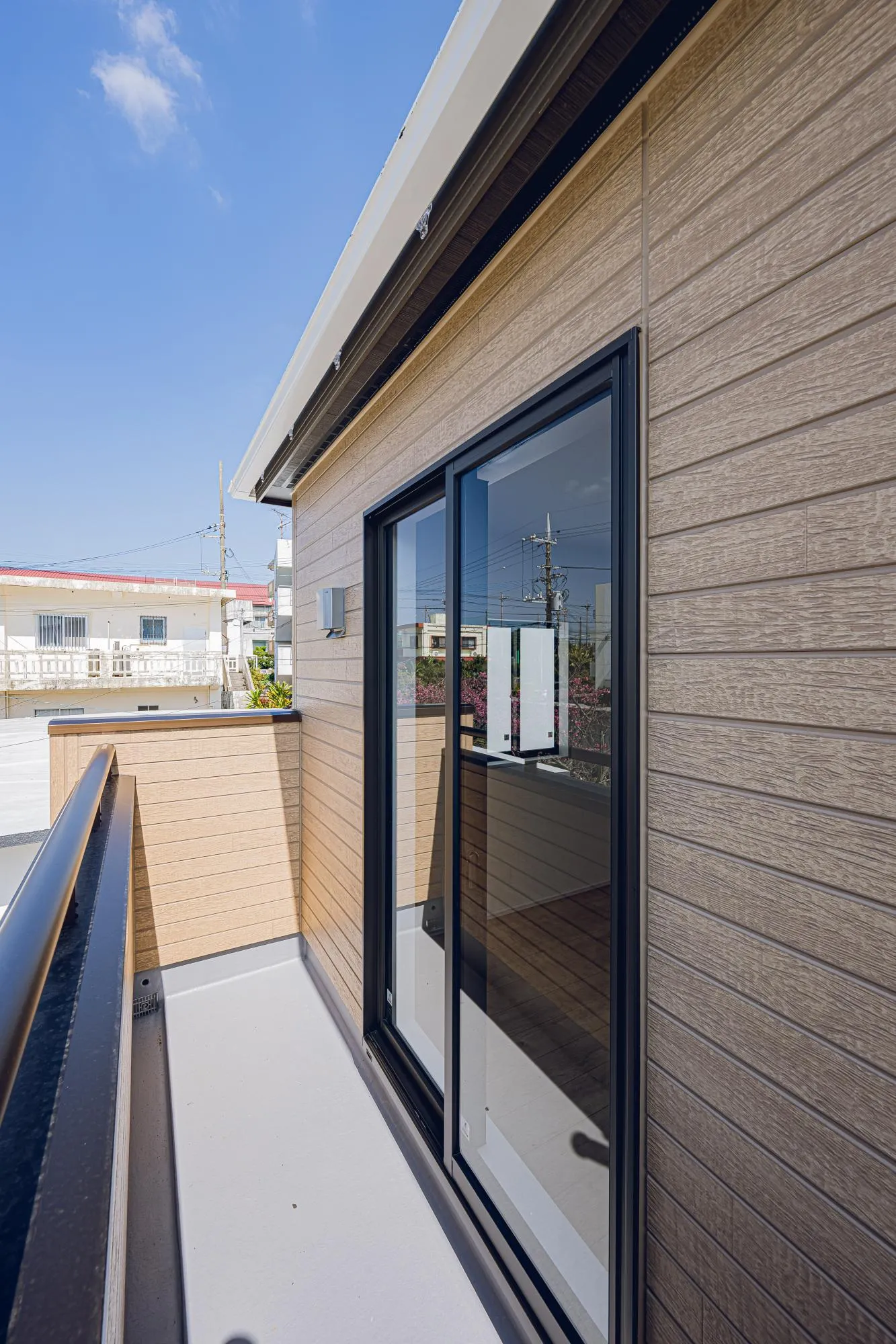 1号棟:フレキシブルルームのバルコニー
