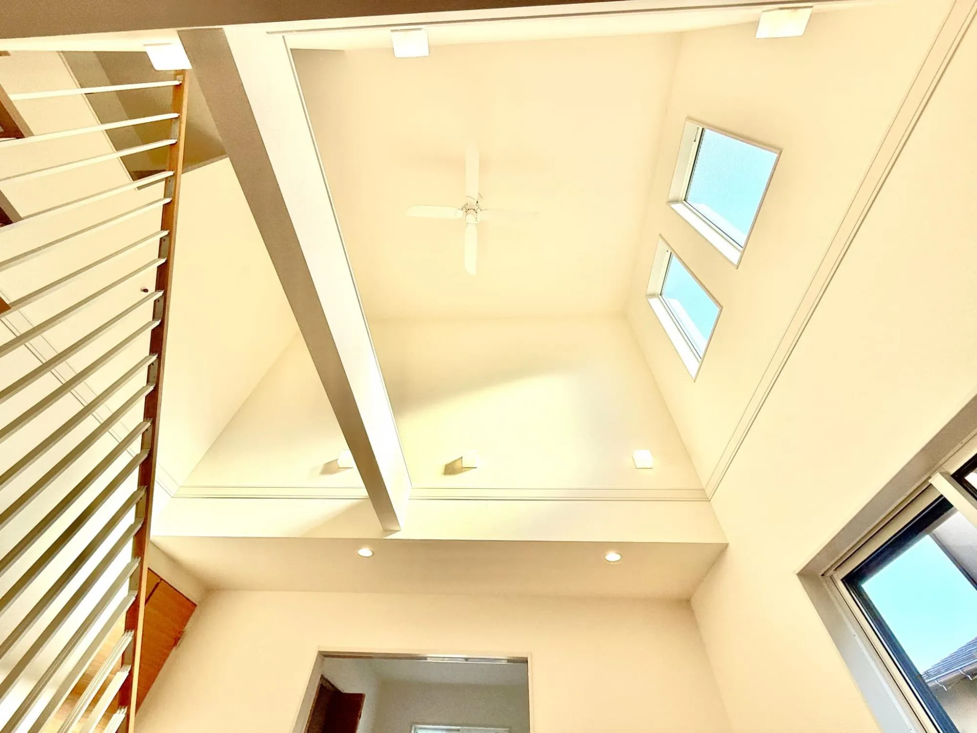 リビング上部吹抜