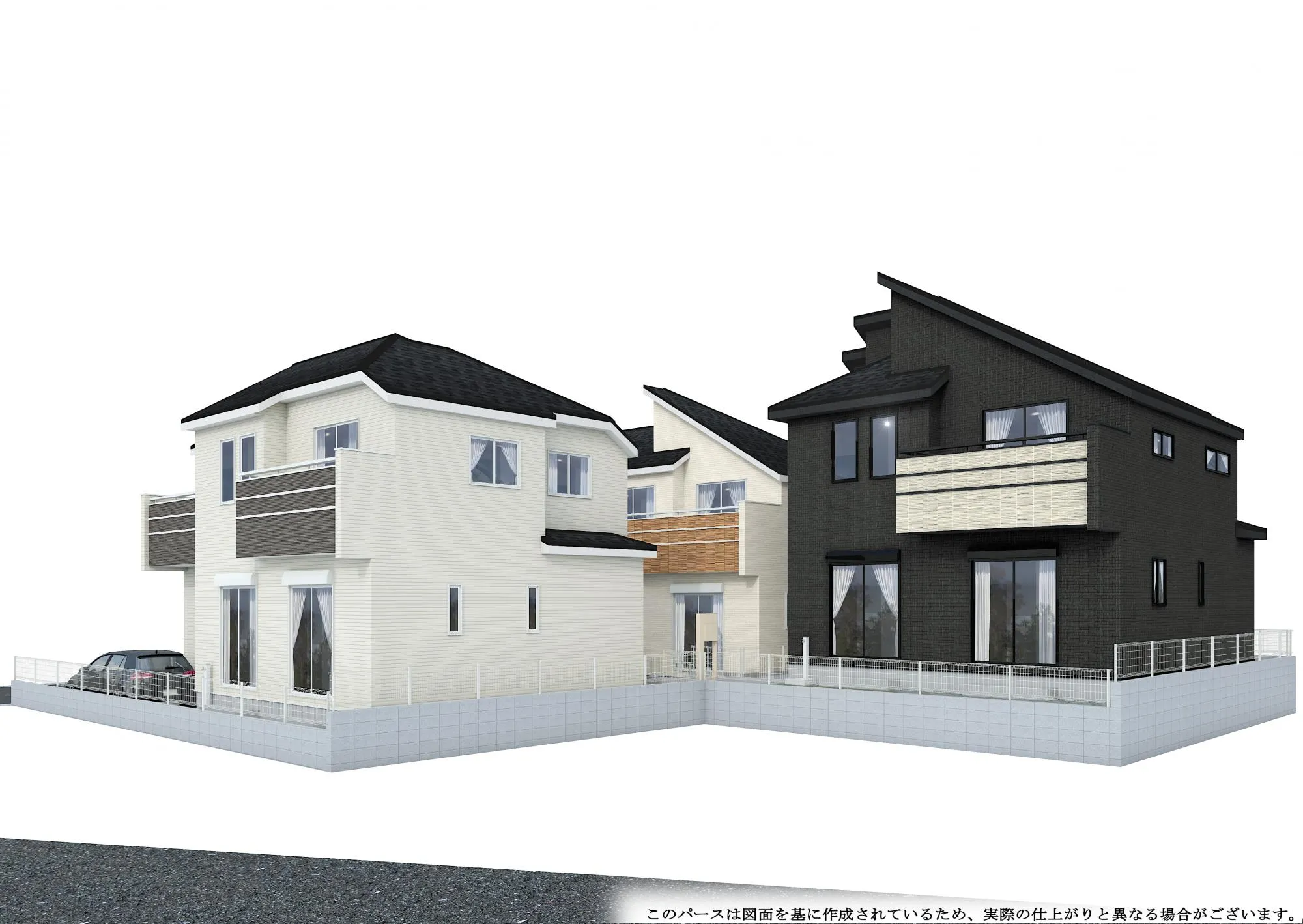 完成予想パース(1～3号棟)
資料等ご希望ありましたらお気軽にお問い合わせください!