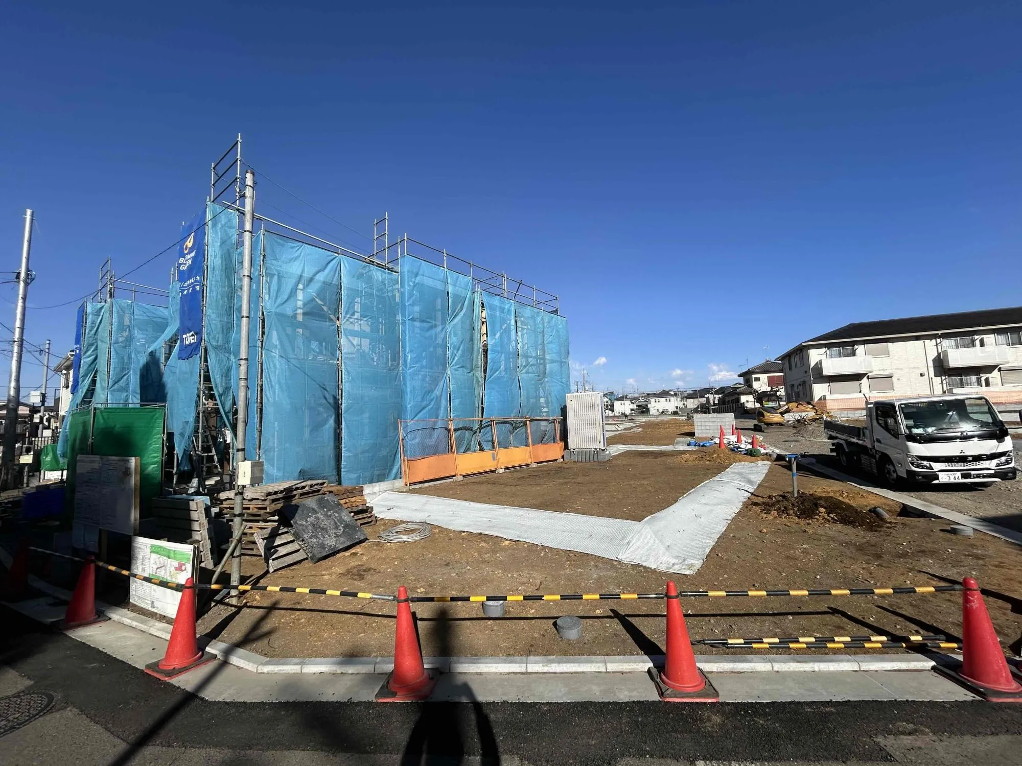 販売現地③(R8.1.11)
建築中につき完成物件のご案内も可能となっております