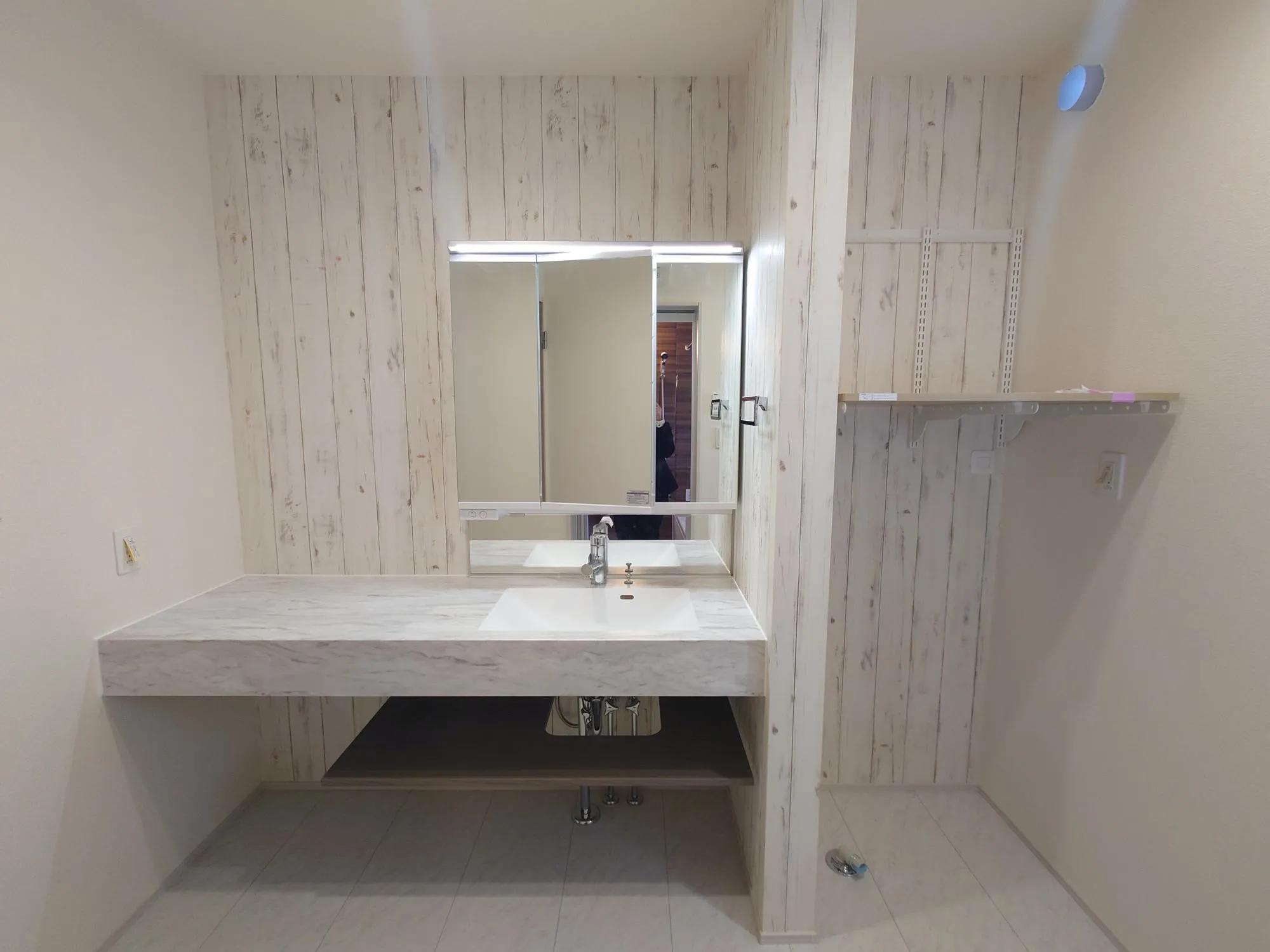 1号棟:洗面室(乾太くん後日設置予定)