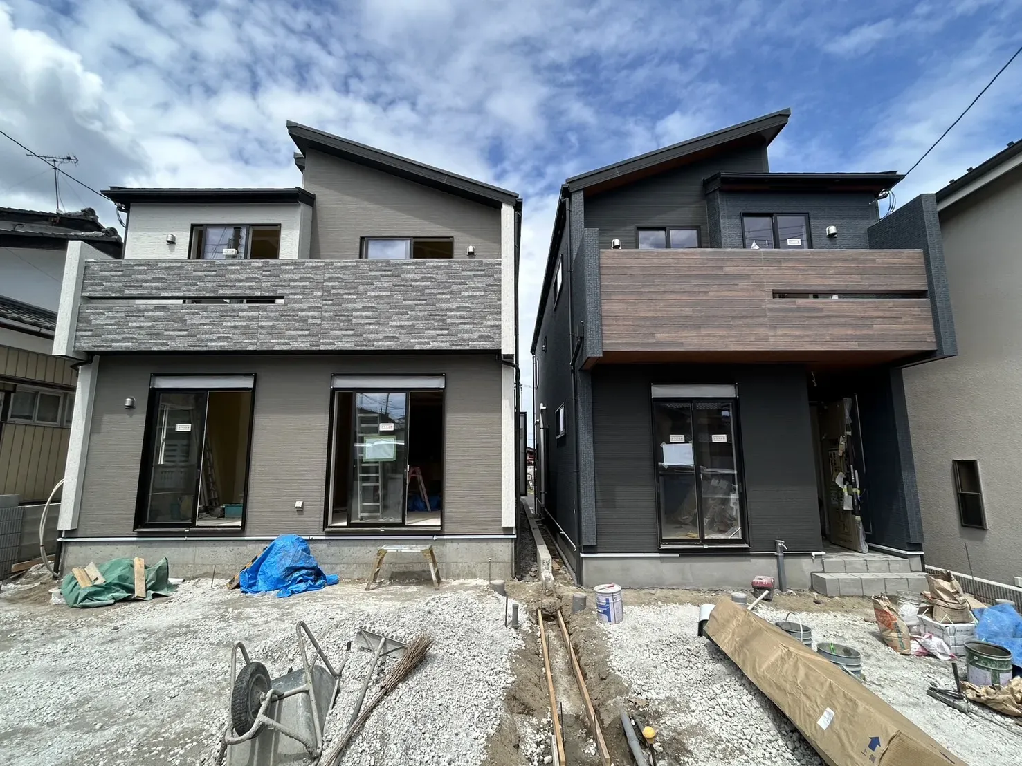 【左①号棟右②号棟販売現地】2026.4.18撮影