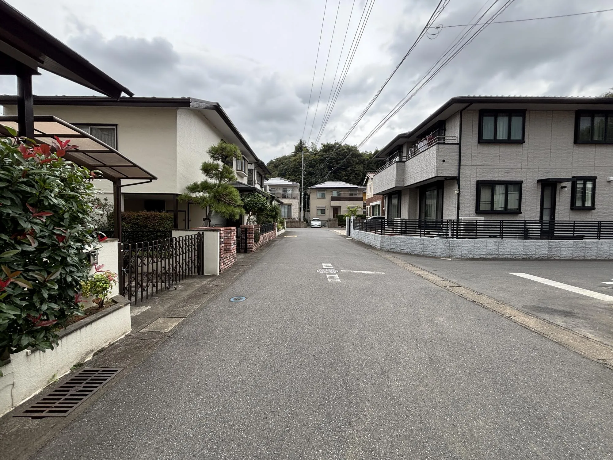 前面道路を含む現地写真