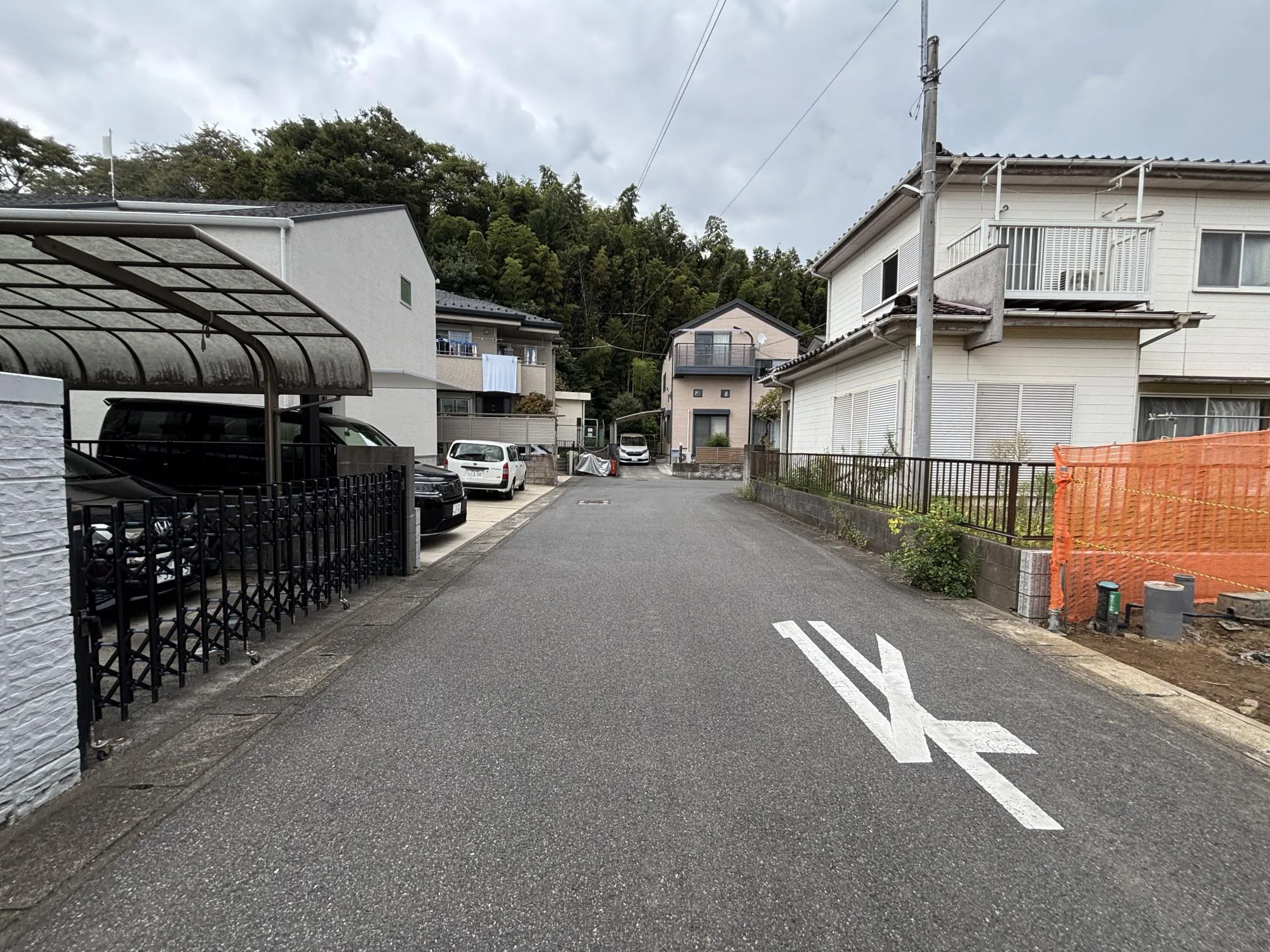 前面道路を含む現地写真