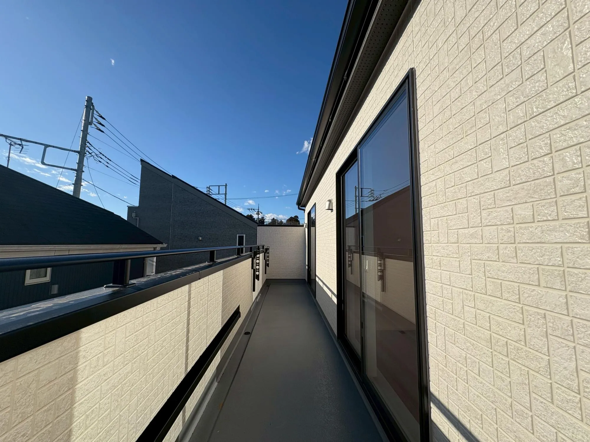 広々バルコニー